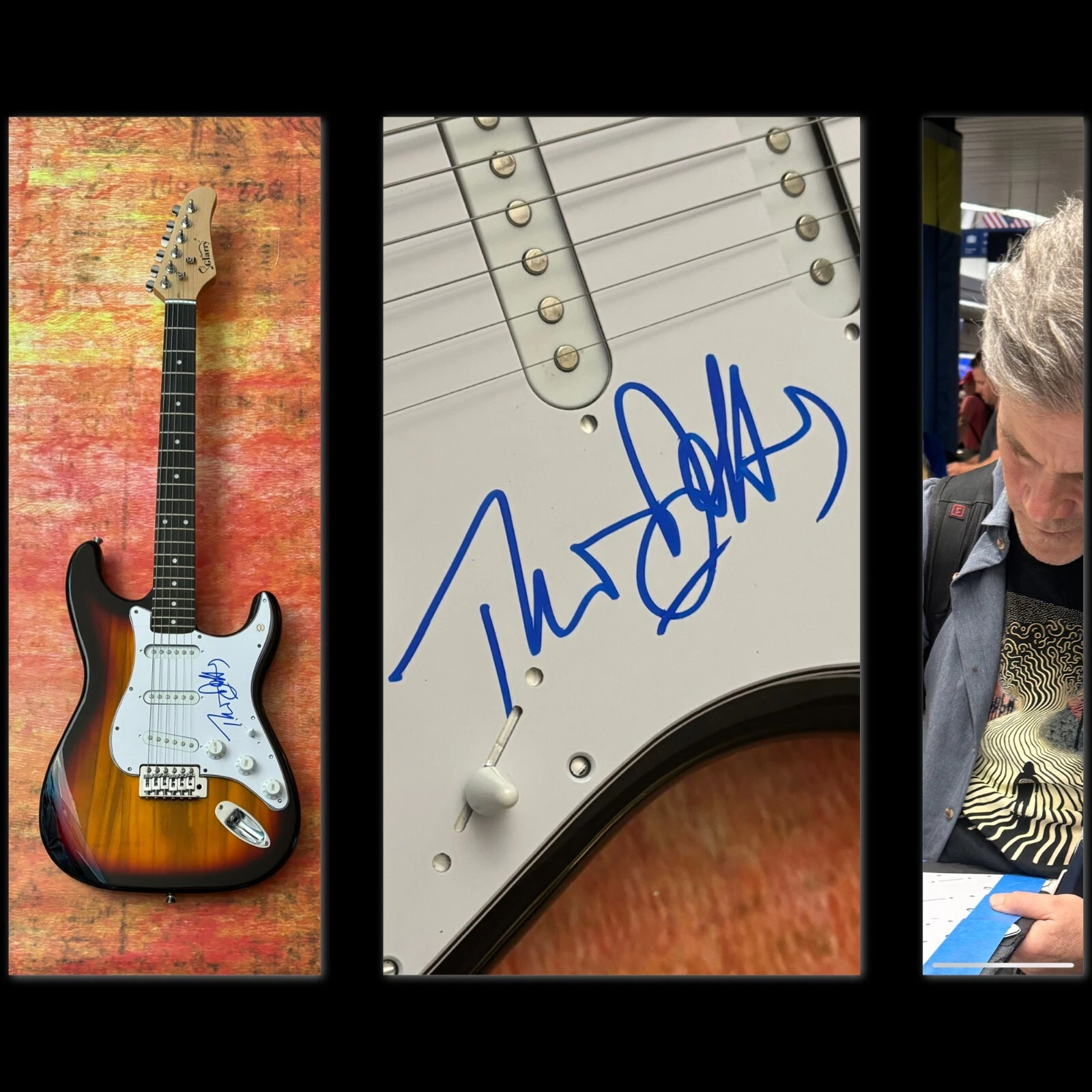 GFA She Blinded Me with Science  * THOMAS DOLBY *  Signed Electric Guitar COA