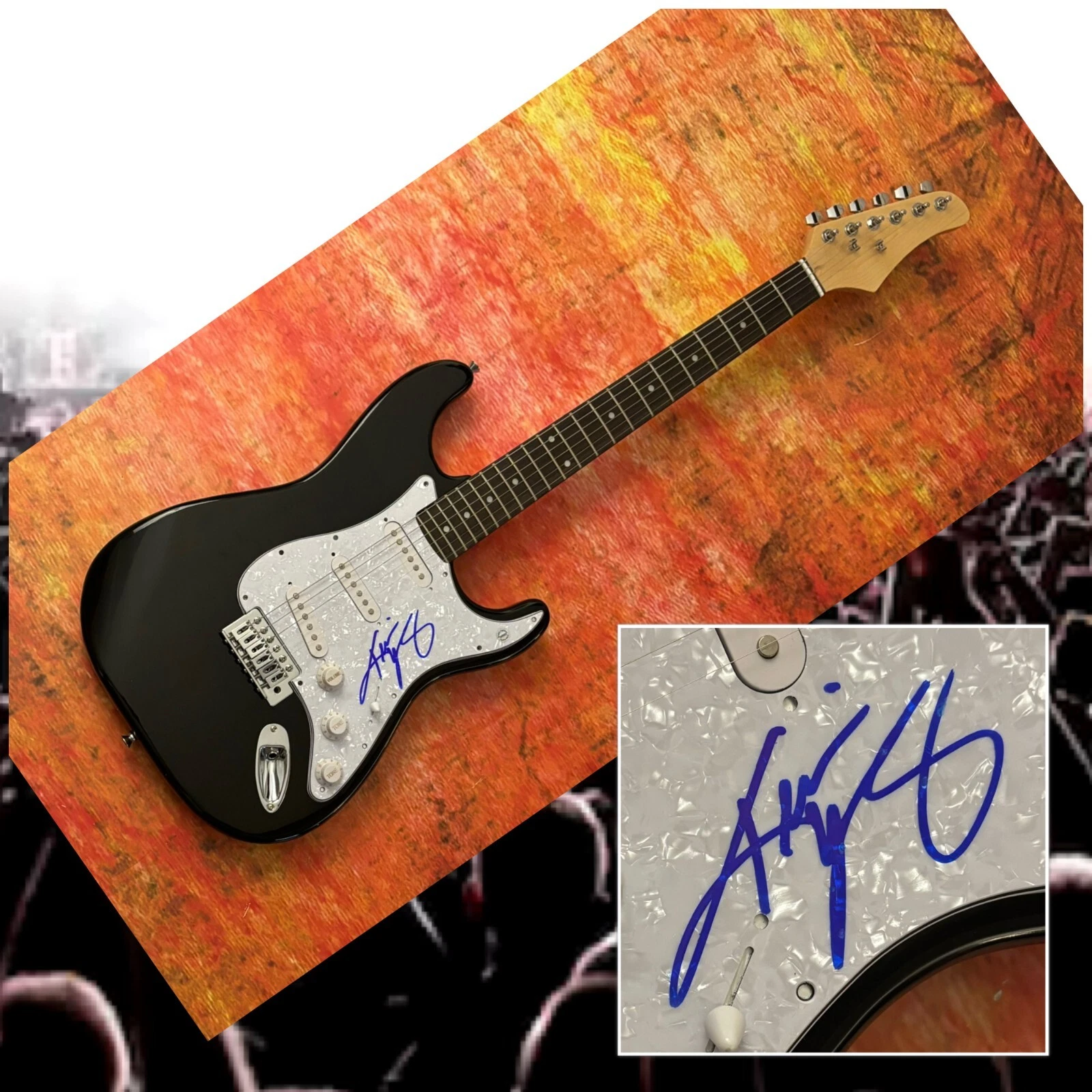 GFA  Disciple Band Rock Star  * KEVIN YOUNG *  Signed Electric Guitar  COA