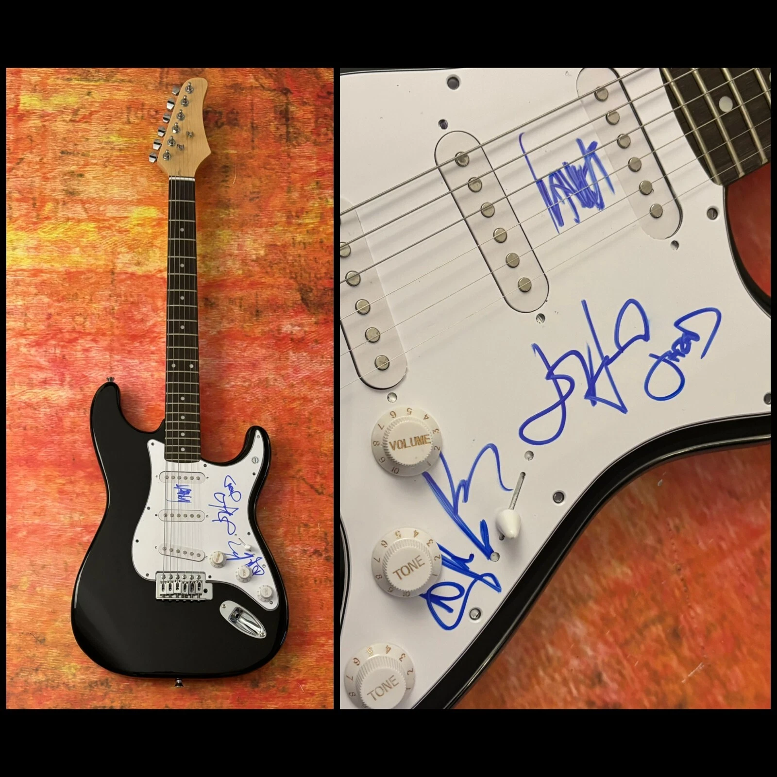 GFA  John O'Callaghan x5 Band  * THE MAINE *  Signed Electric Guitar COA