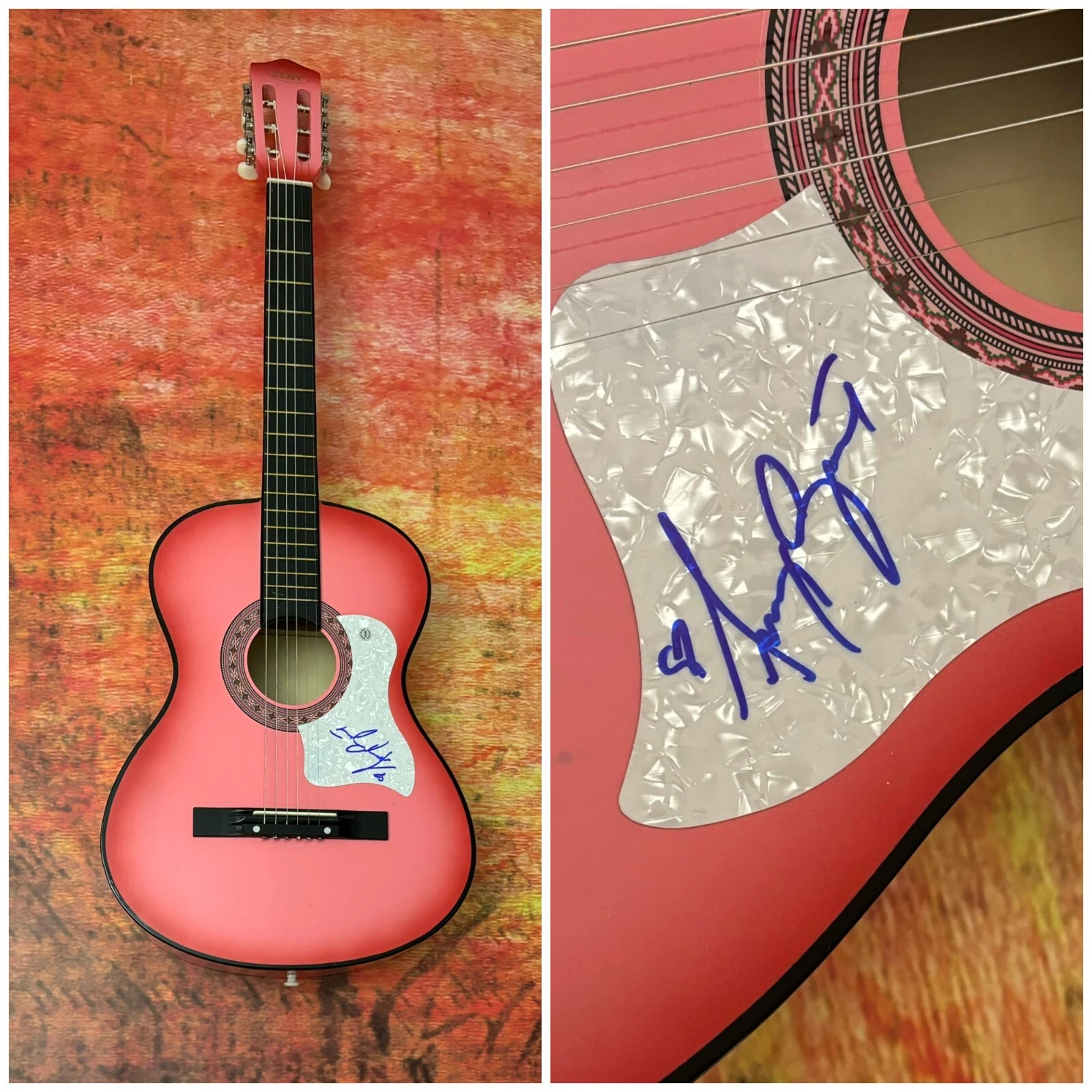 GFA Heart in Motion Baby, Baby  * AMY GRANT *  Signed Acoustic Guitar A5 COA