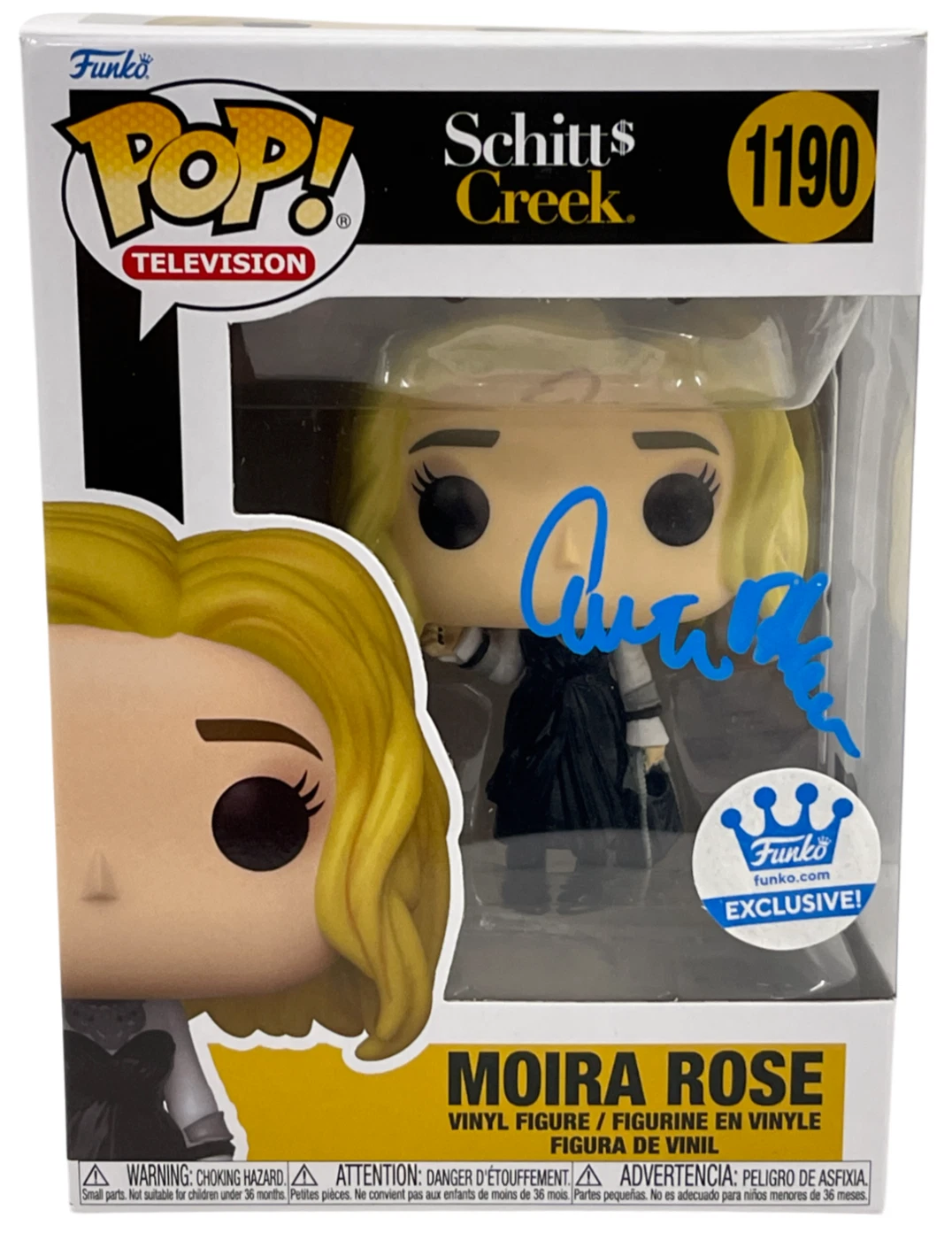 Catherine O'Hara Signed Moira Rose Funko Schitts Creek Autograph Beckett