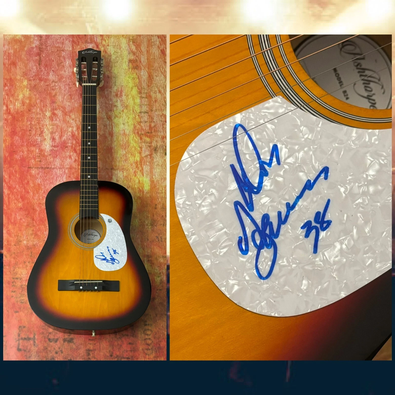 GFA 38 Special Band Singer  * DON BARNES *  Signed Acoustic Guitar PROOF COA