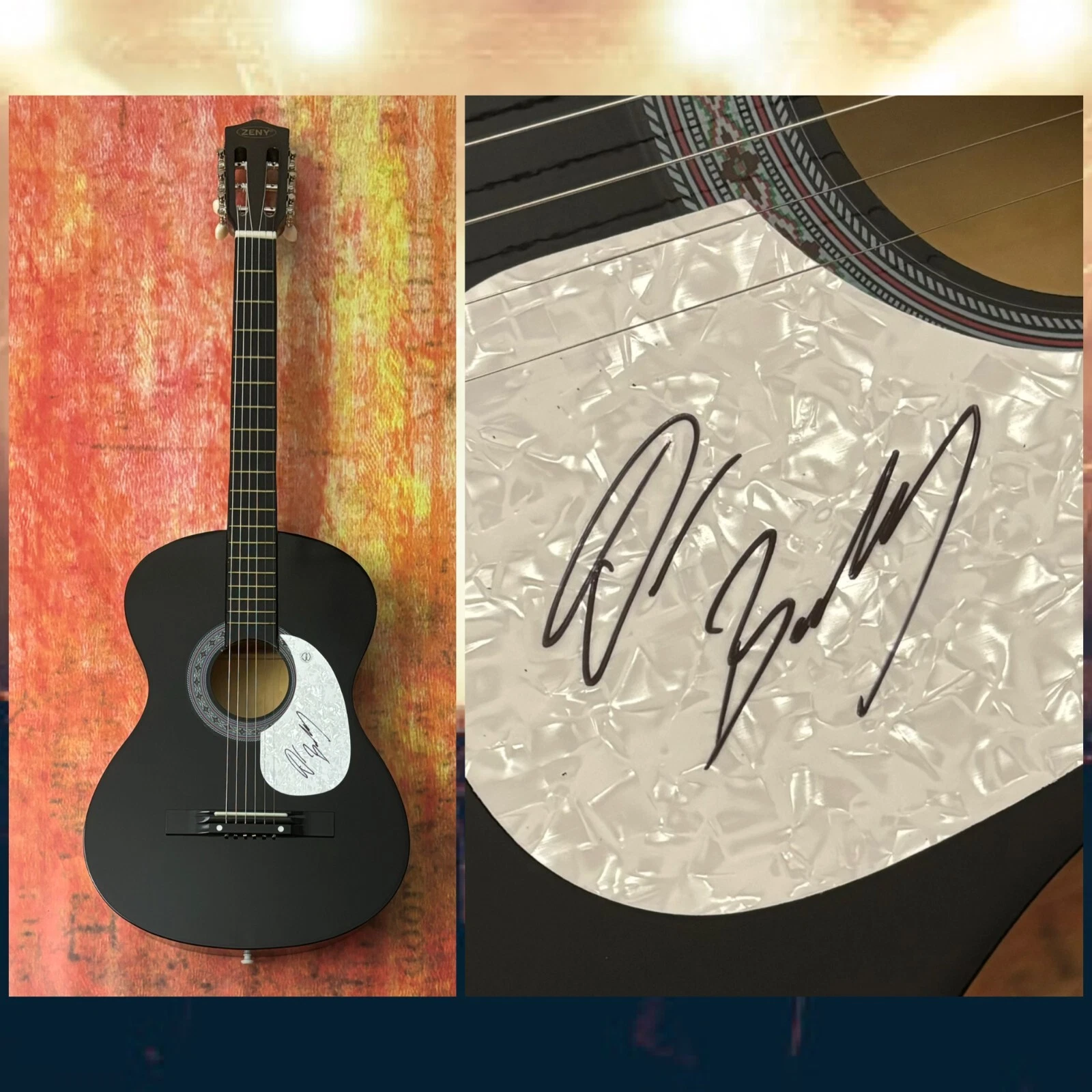 GFA She's Somebody's Daughter  * DREW BALDRIDGE *  Signed Acoustic Guitar COA