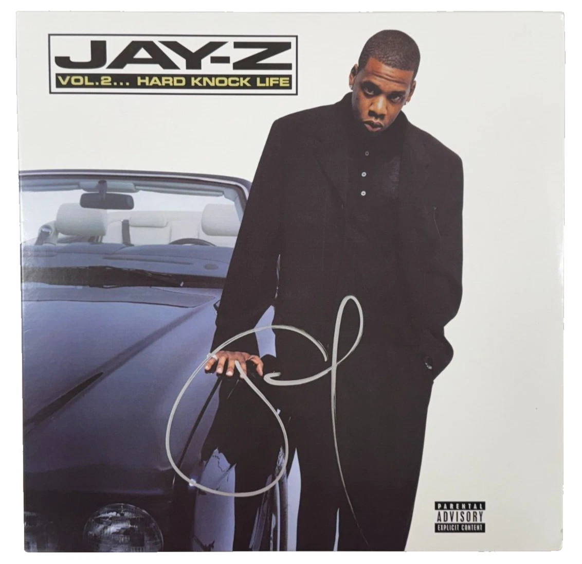 Jay-Z Signed Volume 2 Hard Knock Life Vinyl Album LP Autograph Beckett LOA