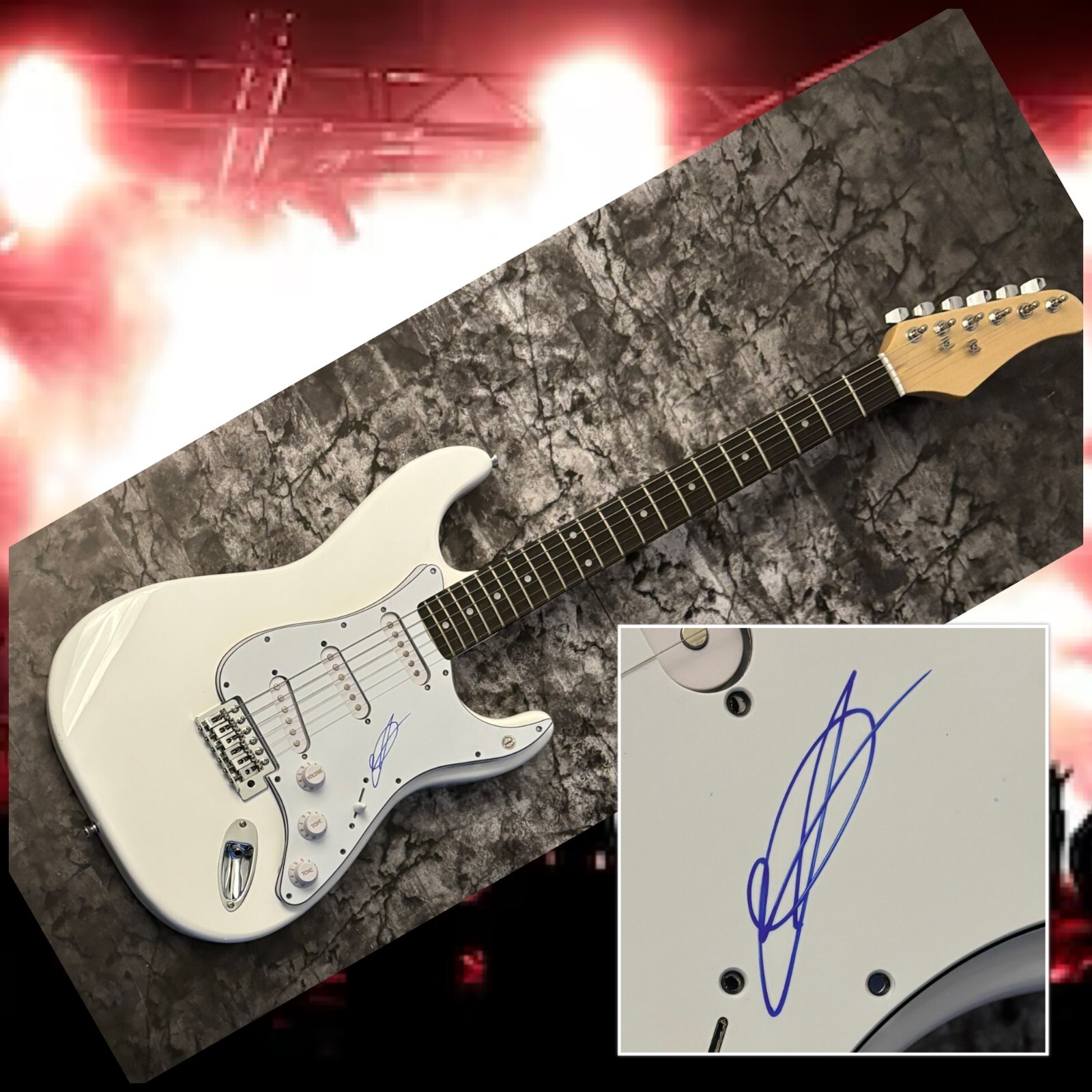 GFA Honeypie For Abby Star  * JAWNY *  Signed Electric Guitar PROOF J8 COA