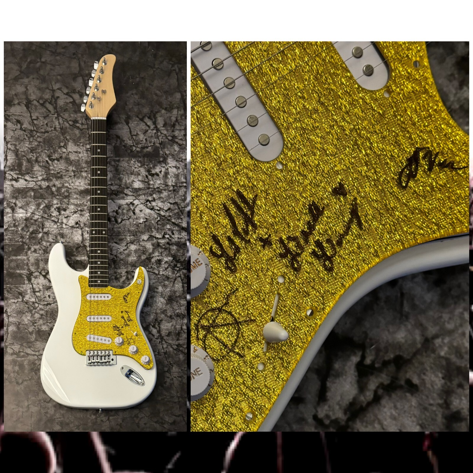 GFA Lili Trifilio x3 Band * BEACH BUNNY * Signed Electric Guitar PROOF B8 COA