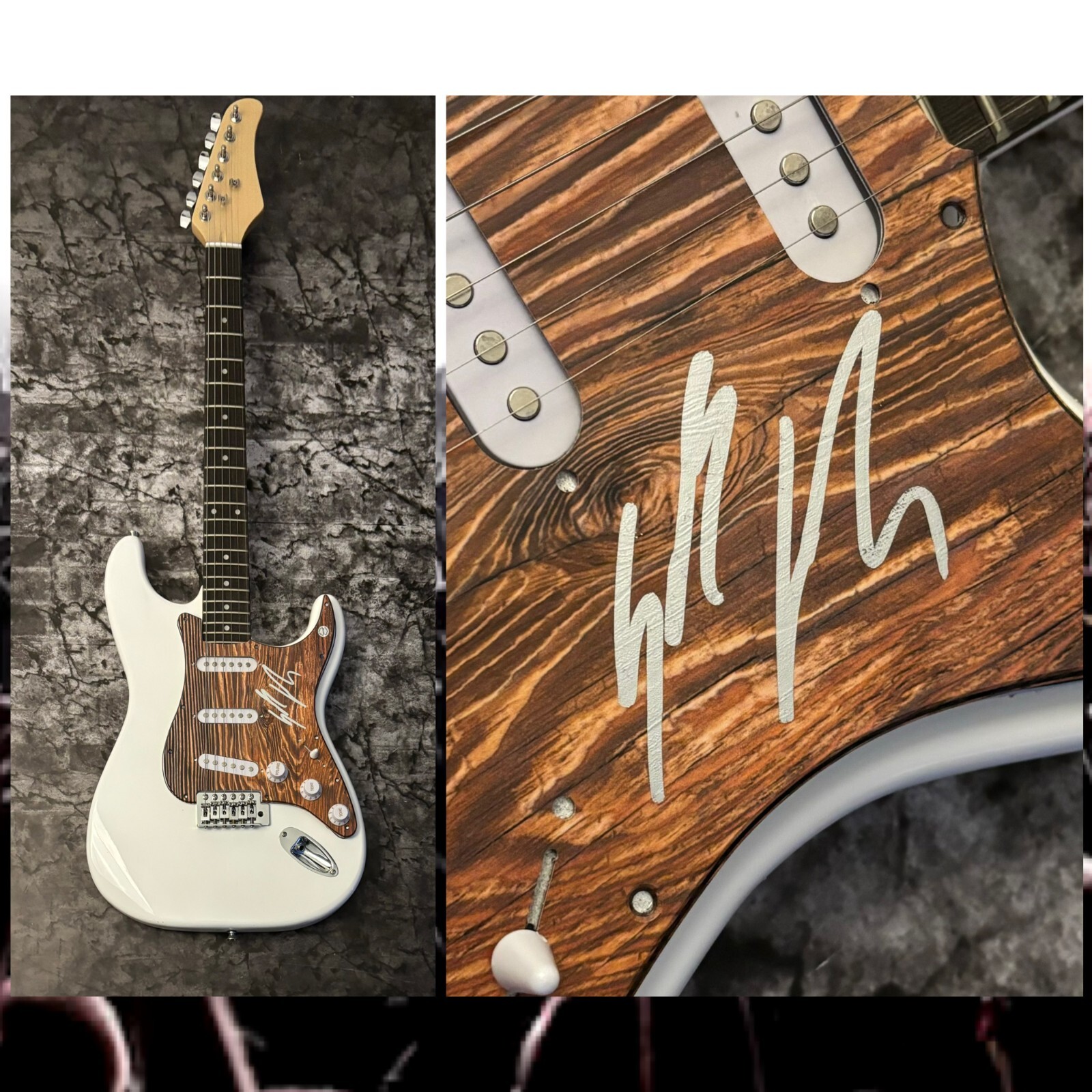GFA Matchbox Twenty Guitarist  * KYLE COOK *  Signed Electric Guitar PROOF COA