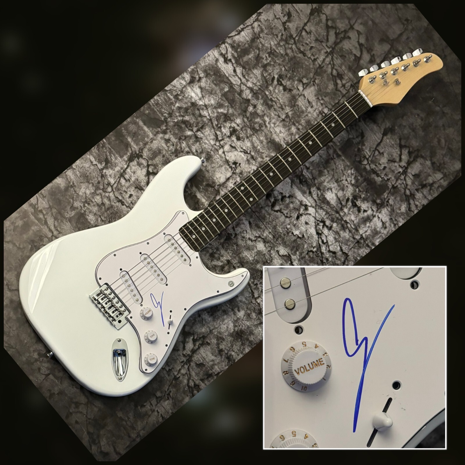 GFA  Backstreet Boys Long Road  * AJ McLEAN *  Signed Electric Guitar  COA