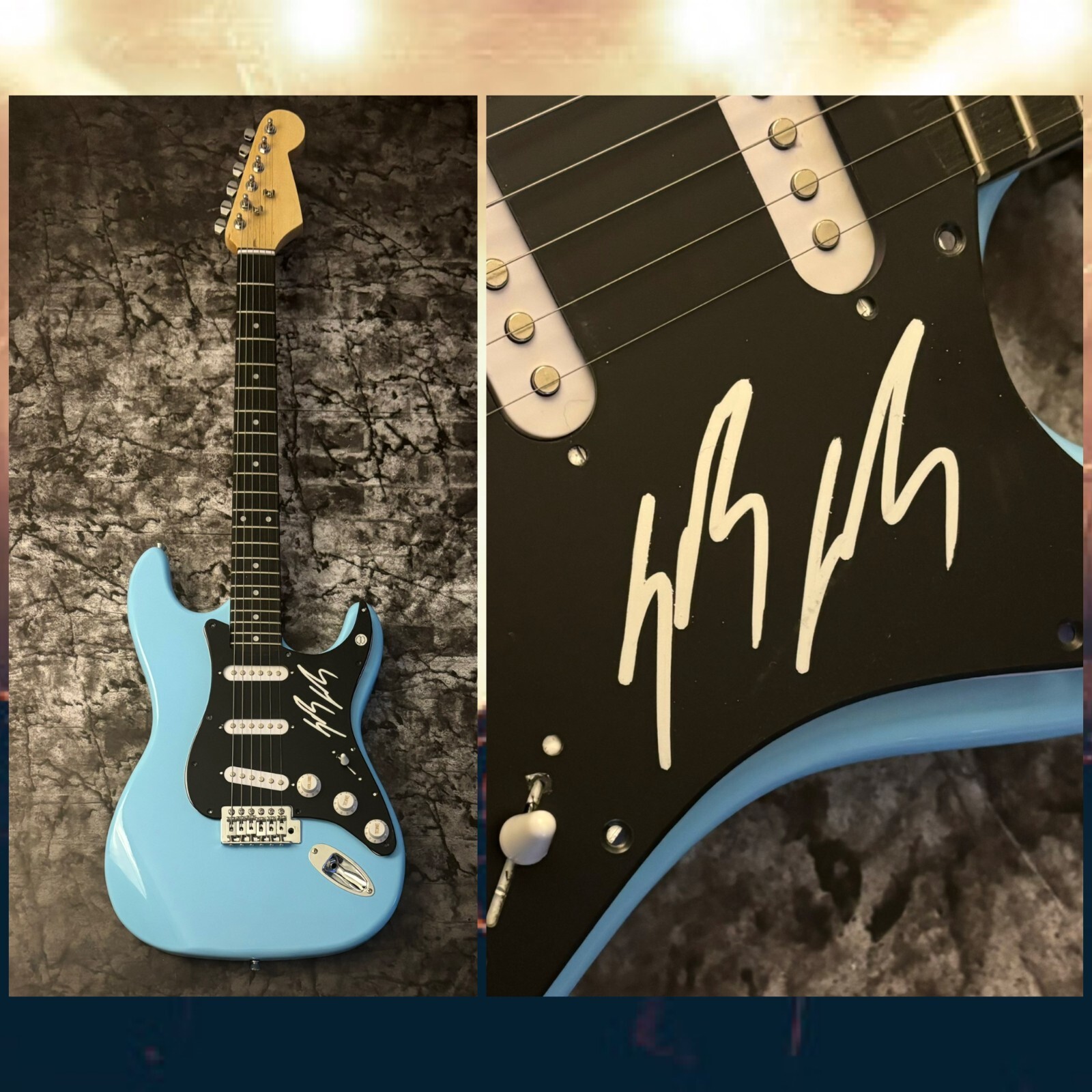 GFA Matchbox Twenty Guitarist  * KYLE COOK *  Signed Electric Guitar PROOF COA