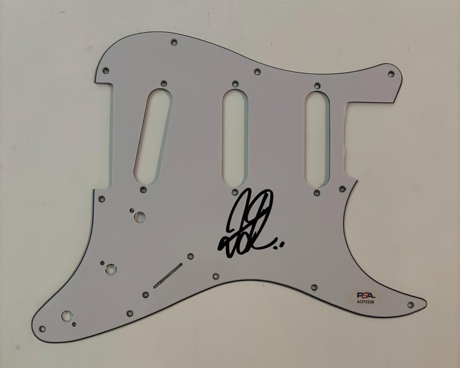 PSA Don't Come Lookin' Singer  * JACKSON DEAN *  Signed Electric Pickguard COA