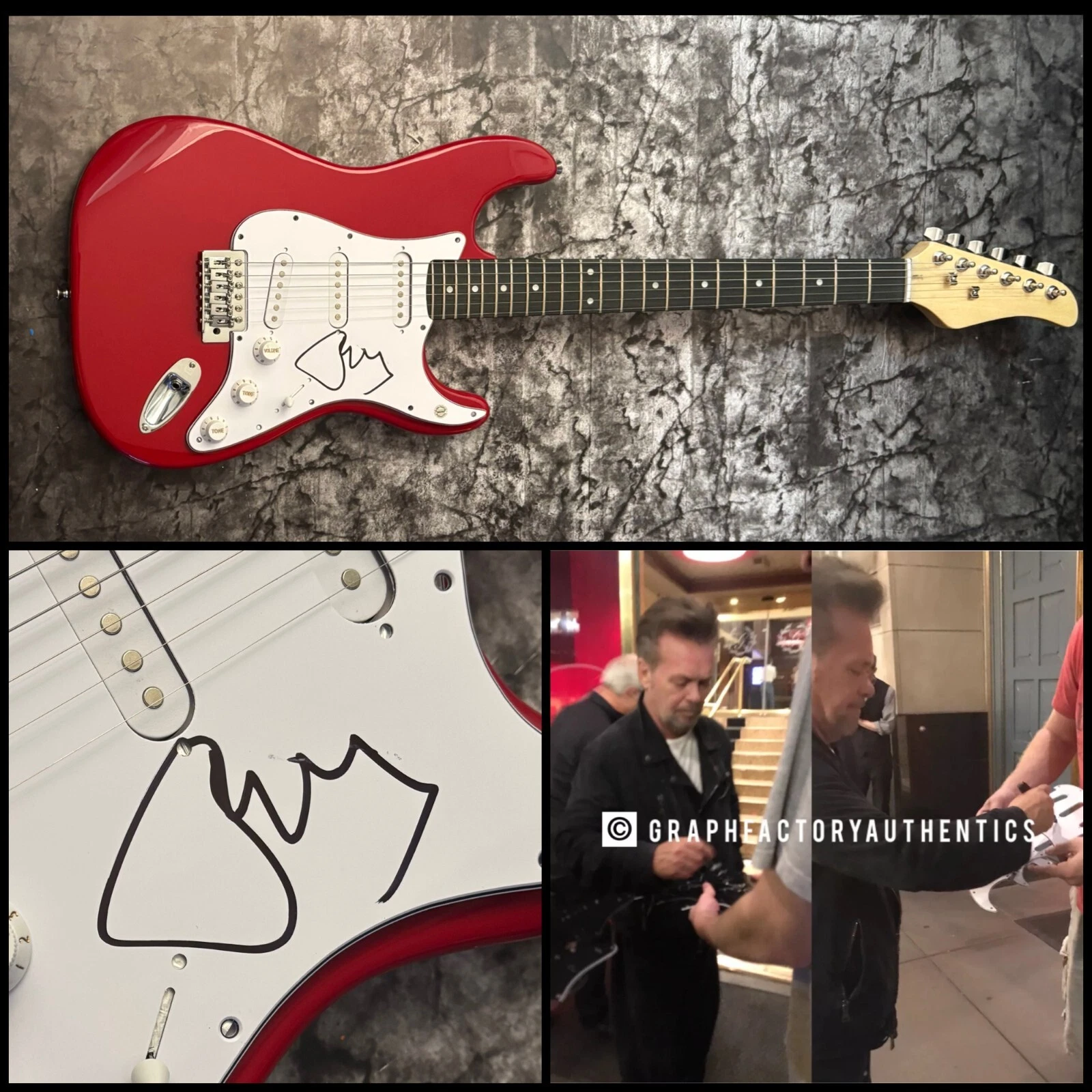 GFA Small Town * JOHN COUGAR MELLENCAMP * Signed Electric Guitar PROOF AD6 COA