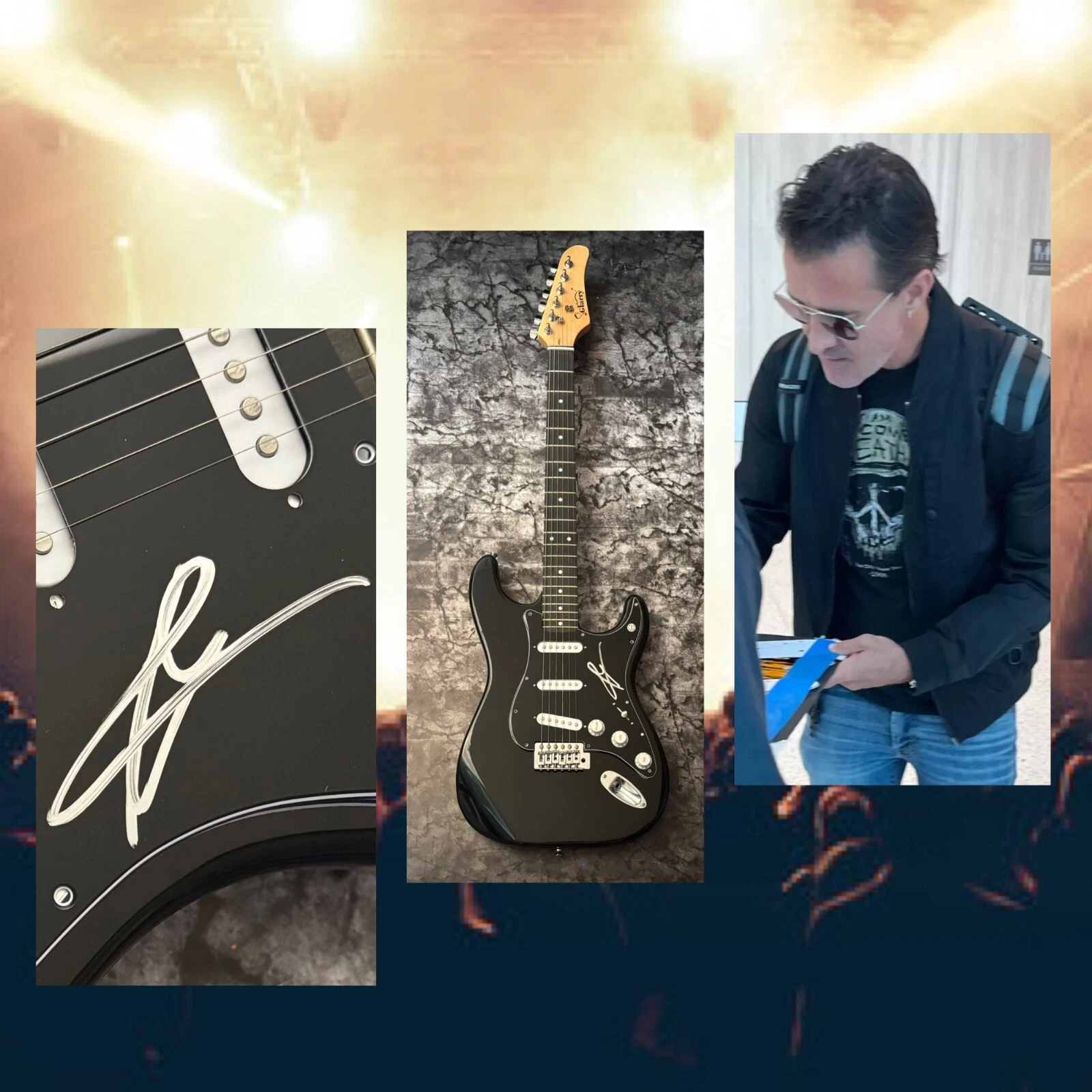 GFA  Creed Rock Star  * SCOTT STAPP *  Signed Electric Guitar  PROOF COA