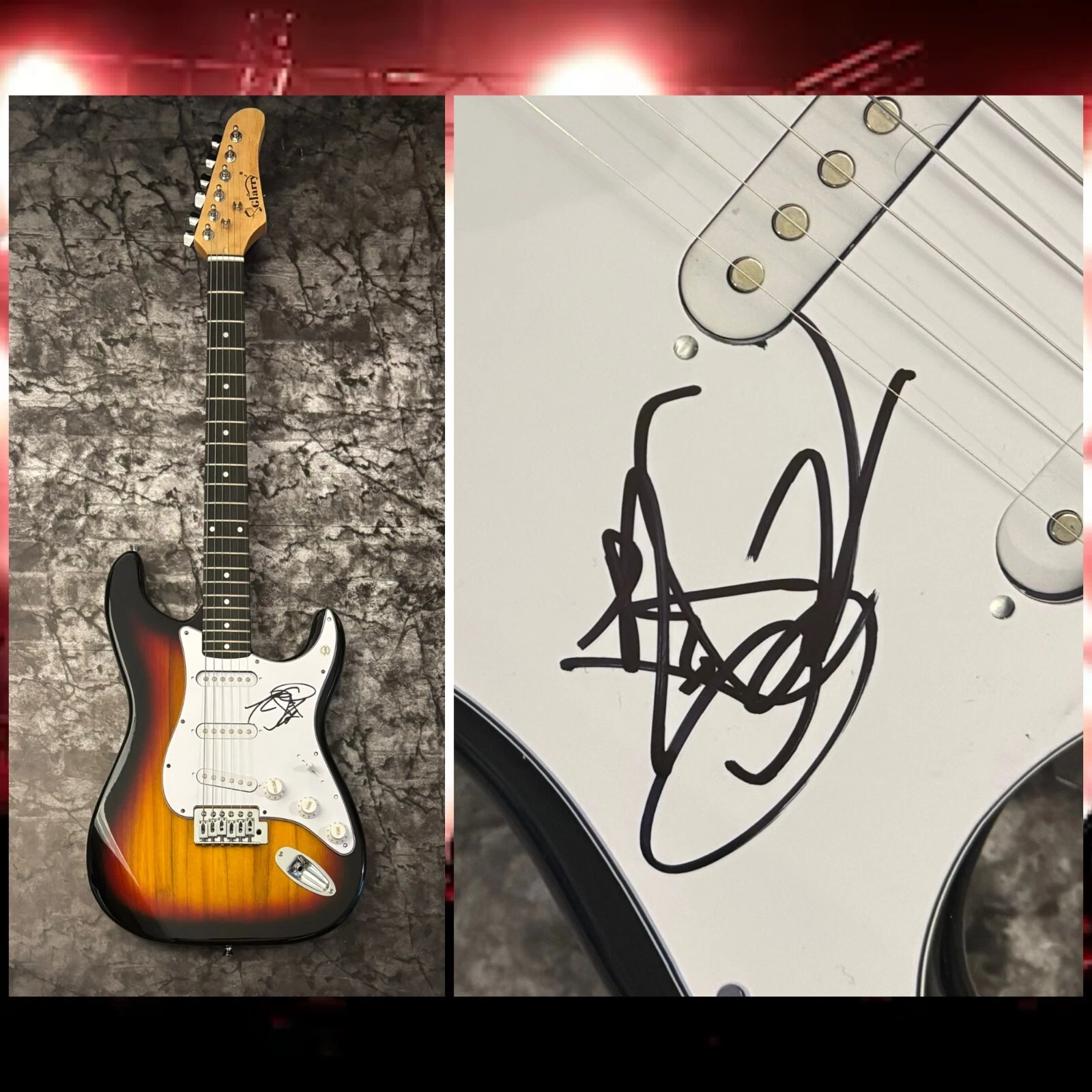 GFA The All-American Rejects  * TYSON RITTER *  Signed Electric Guitar COA