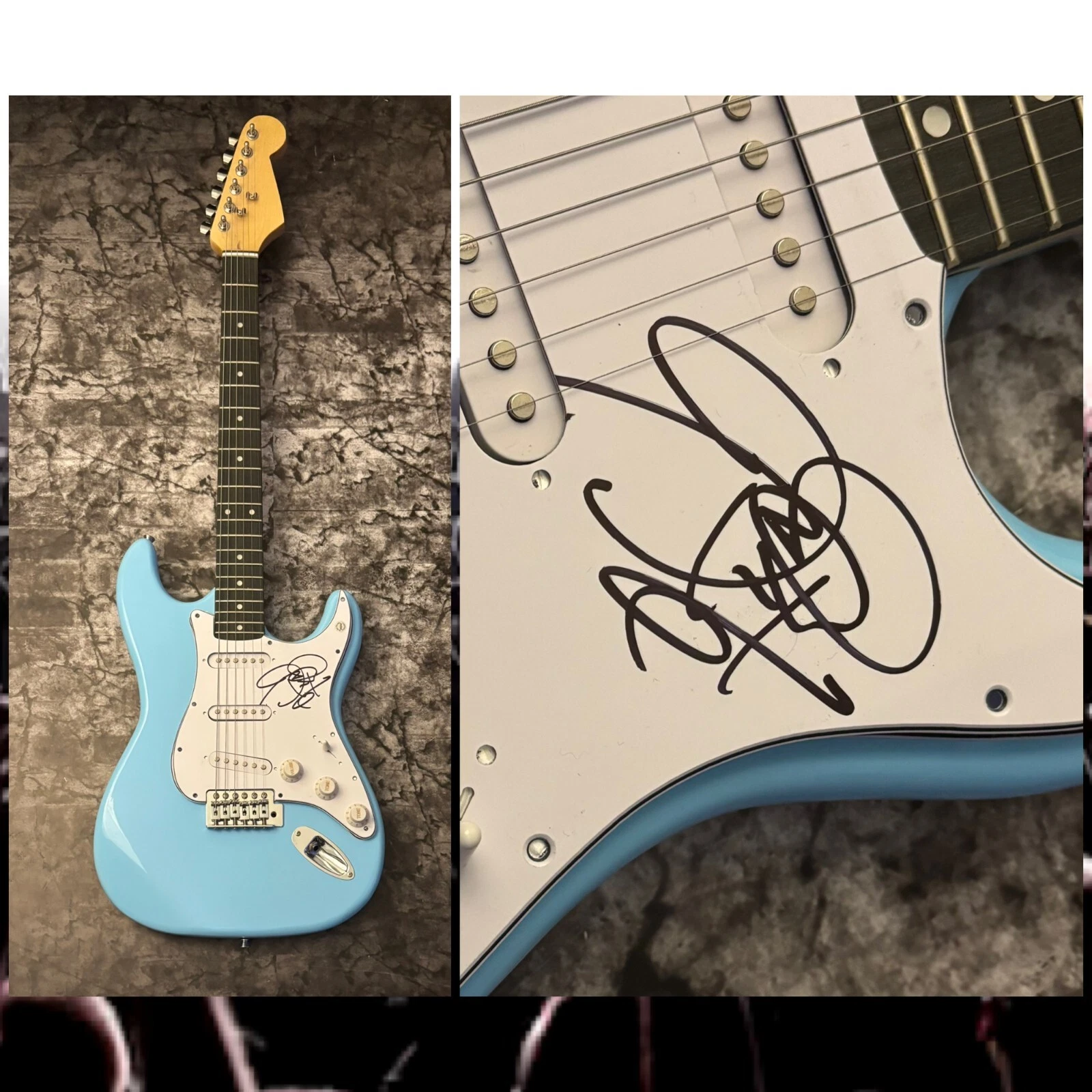 GFA The All-American Rejects  * TYSON RITTER *  Signed Electric Guitar COA