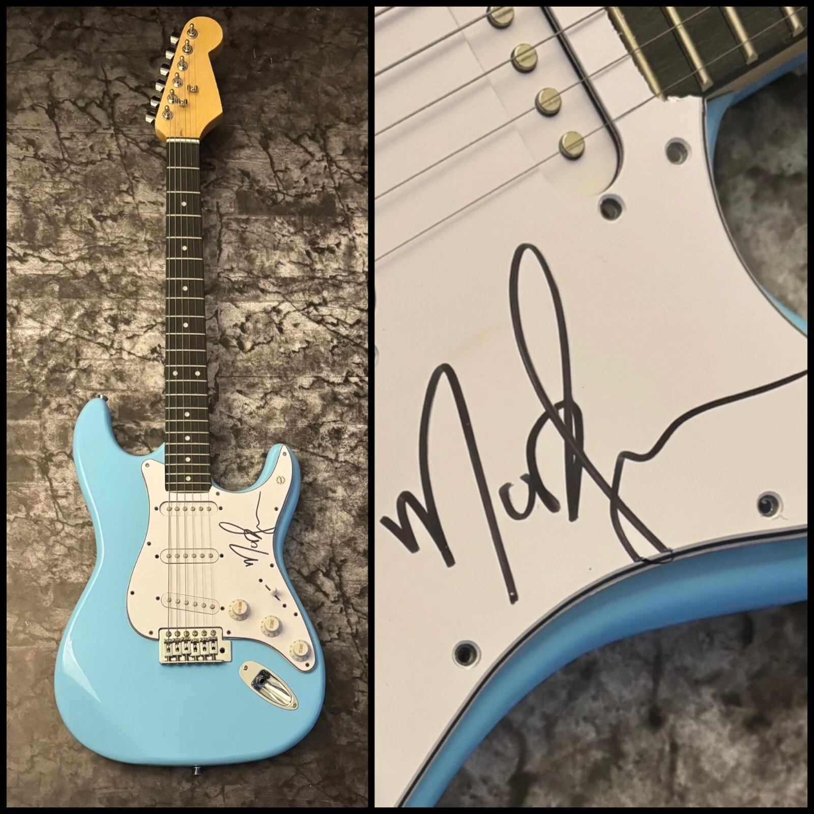 GFA Internet Killed the Rockstar * MOD SUN * Signed Electric Guitar PROOF M6 COA