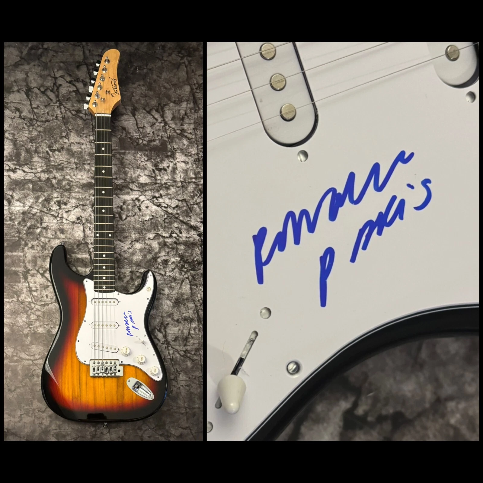 GFA Porches Band Singer & Guitarist  * AARON MAINE * Signed Electric Guitar COA