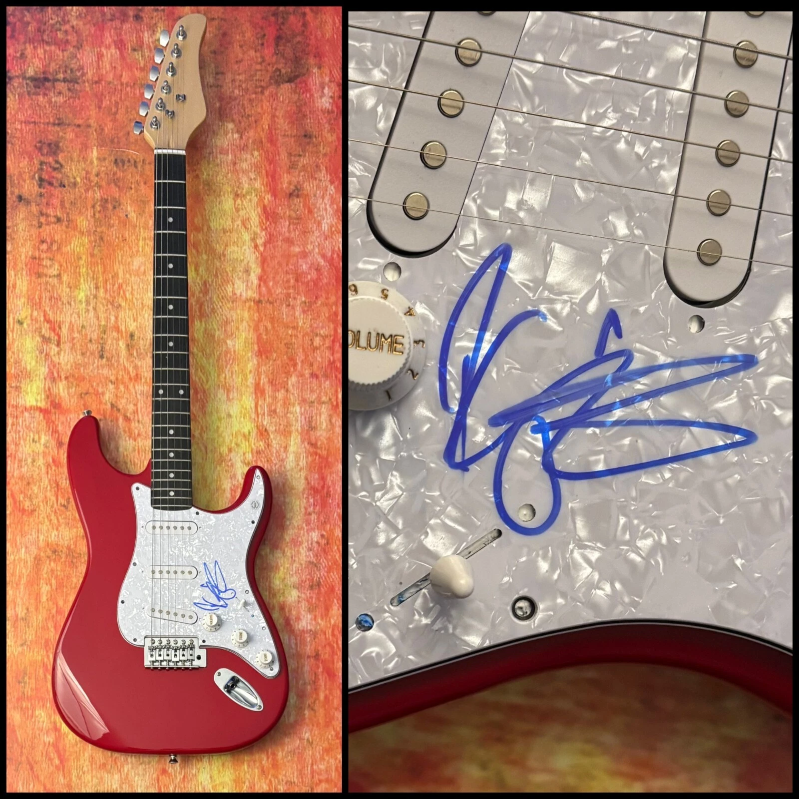 GFA Volbeat Band Guitarist  * ROB CAGGIANO *  Signed Electric Guitar COA