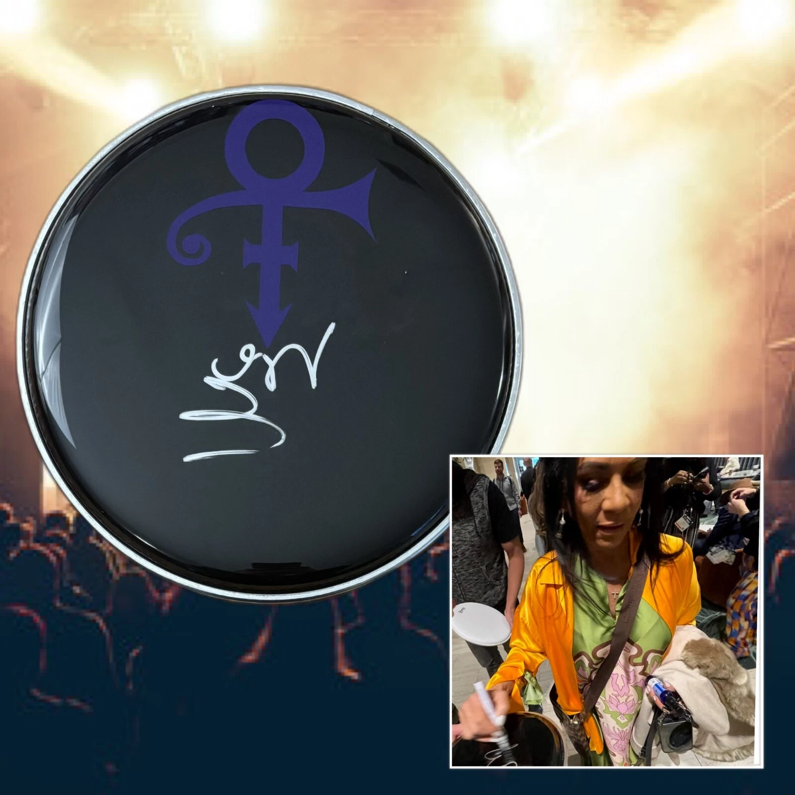 GFA Prince's Legendary Drummer  * SHEILA E. *  Signed 10