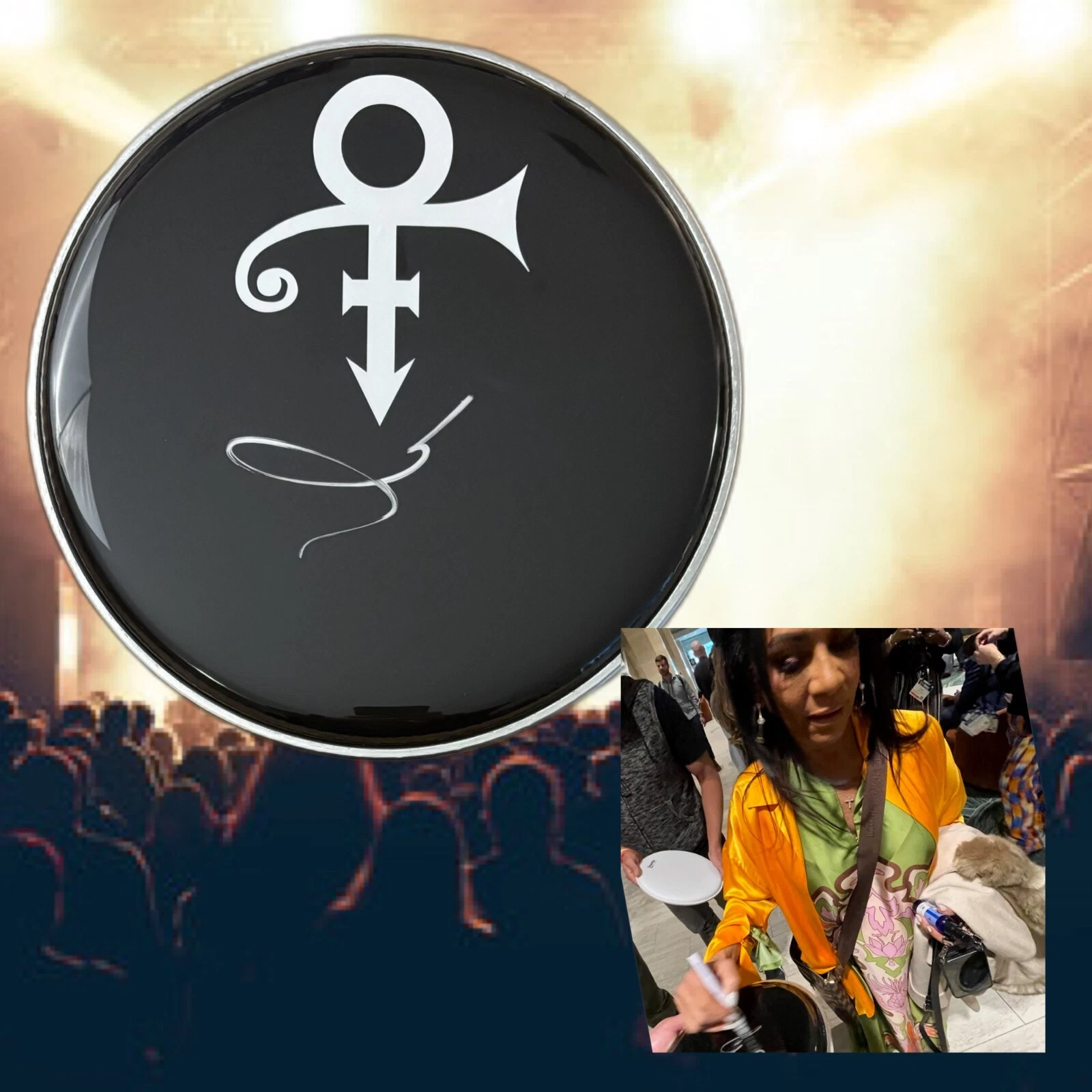 GFA Prince's Legendary Drummer  * SHEILA E. *  Signed 10
