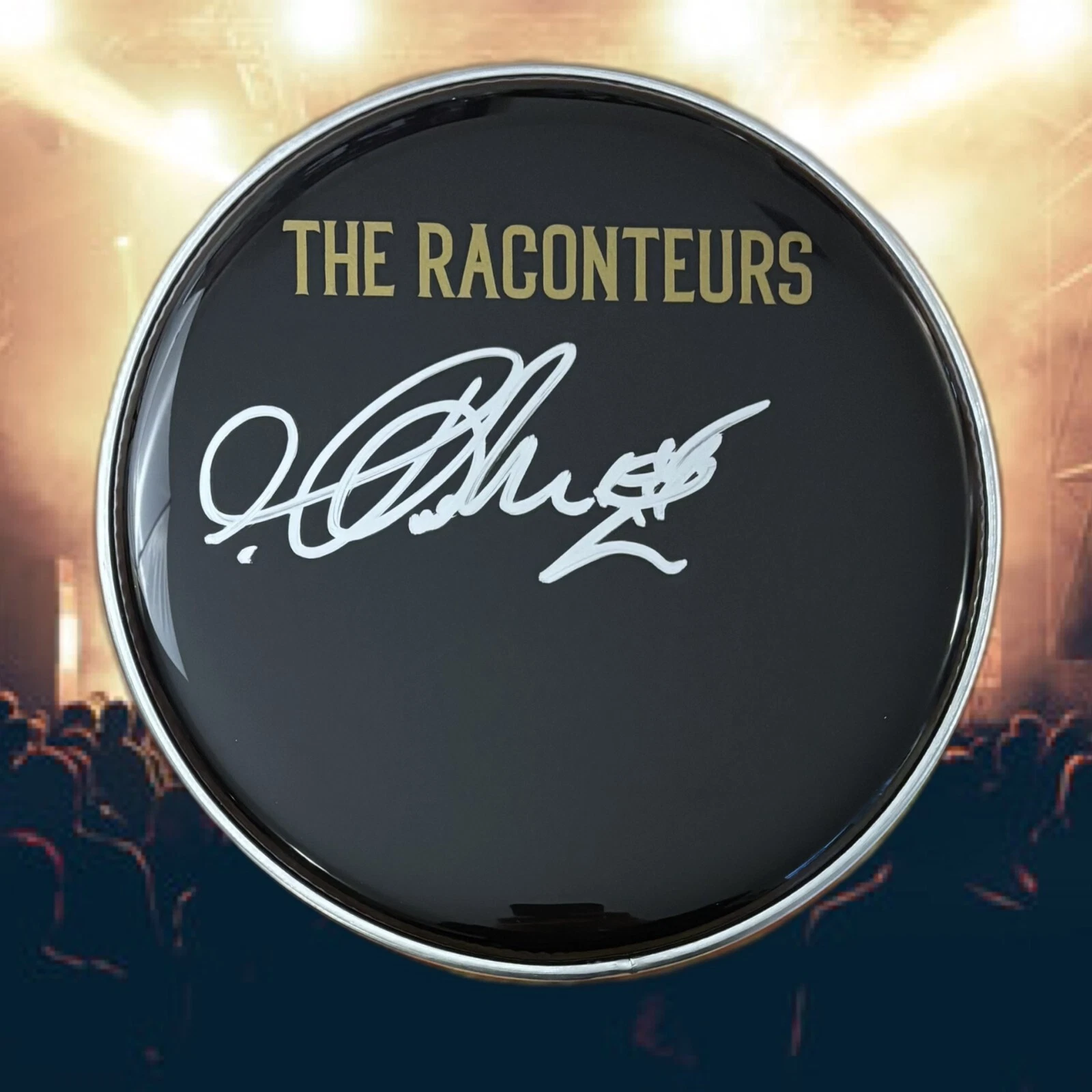 GFA The Raconteurs Drummer  * PATRICK KEELER *  Signed 10