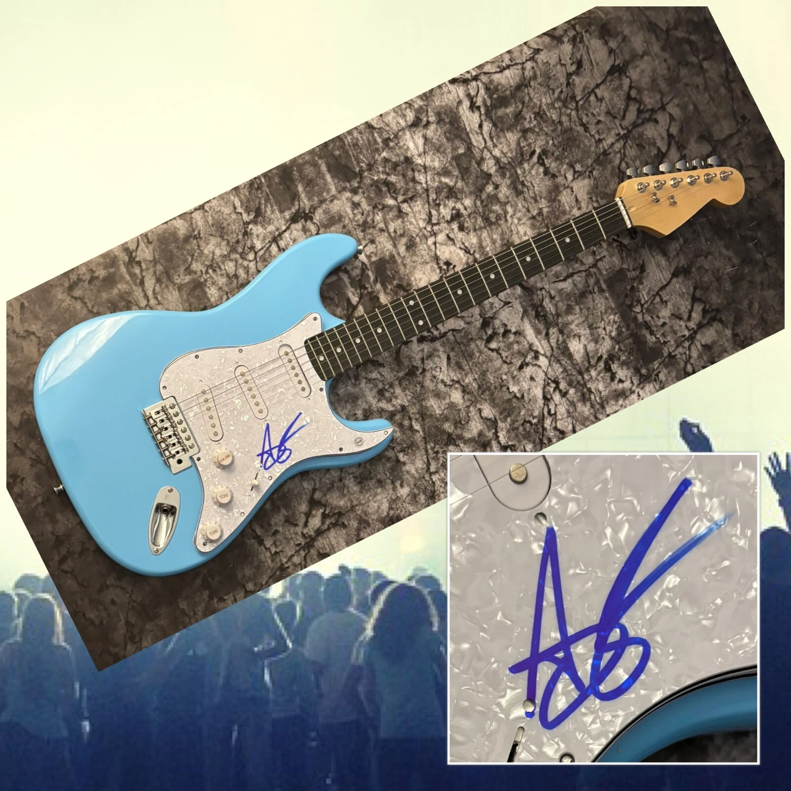 GFA Honey,  I'm Good  * ANDY GRAMMER *  Signed New Electric Guitar COA