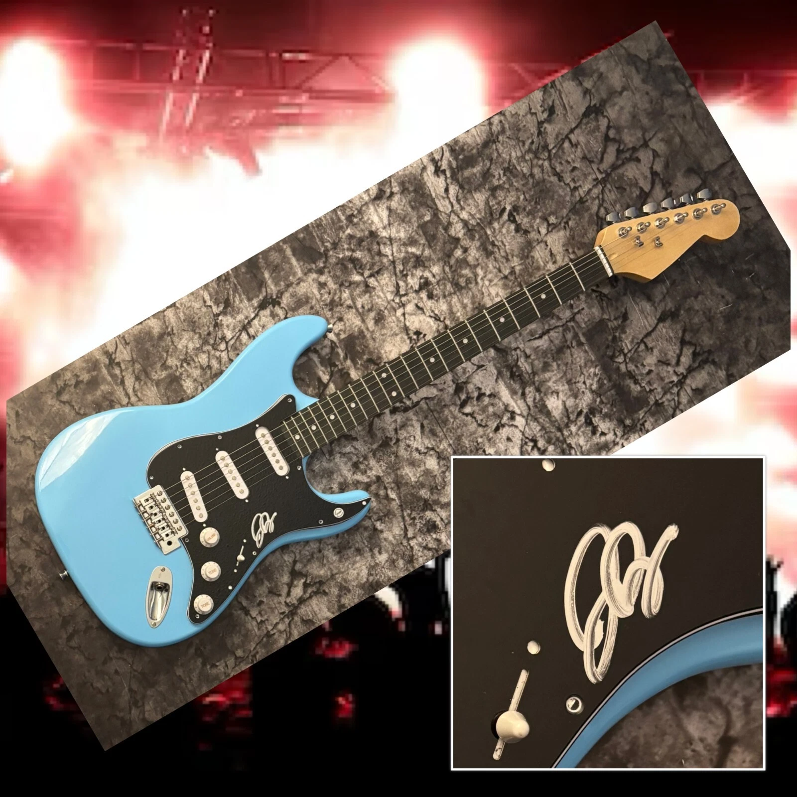 GFA The Used Band Guitarist  * JOEY BRADFORD *  Signed Electric Guitar COA