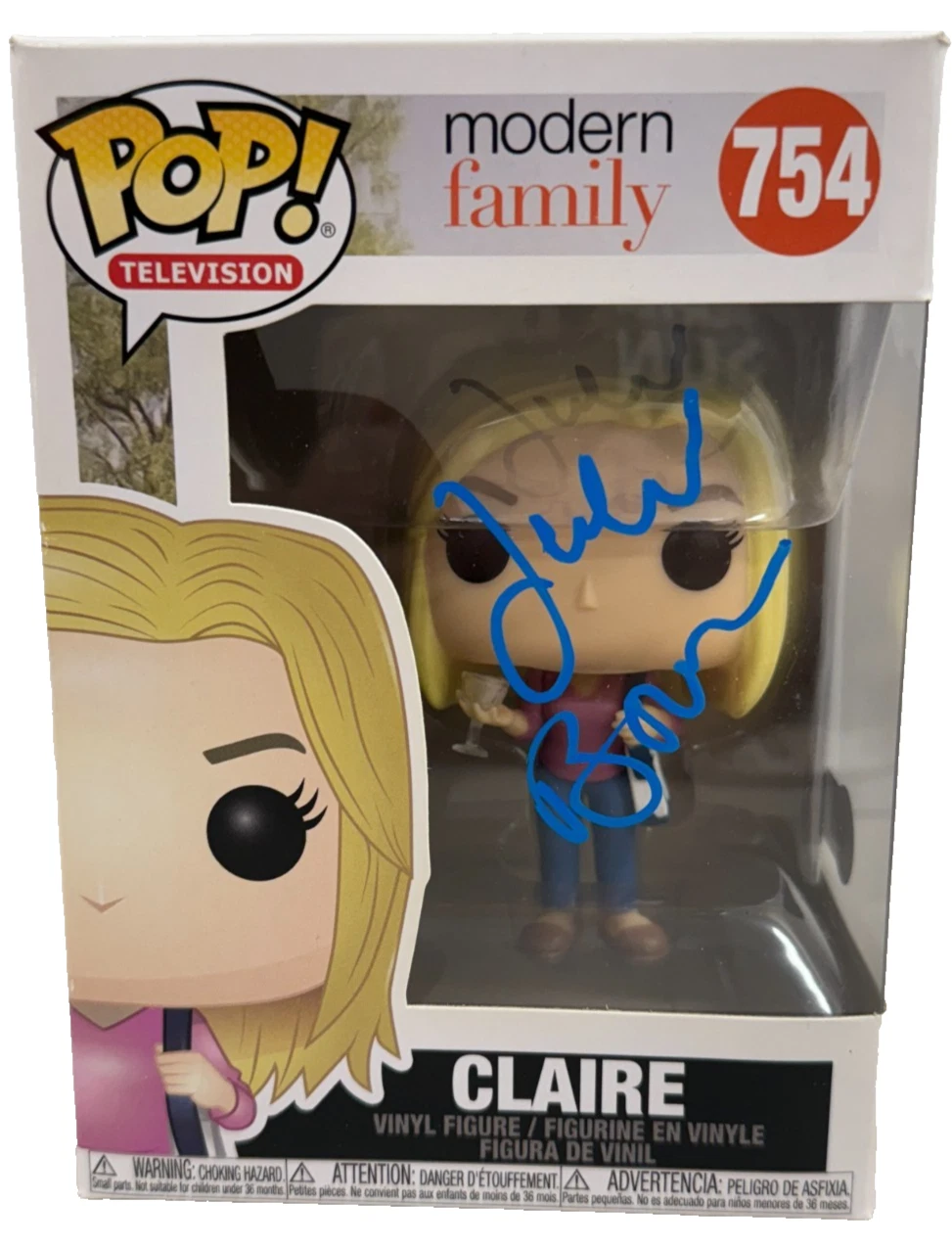 Julie Bowen Signed Claire Funko Modern Family Authentic Autograph Beckett