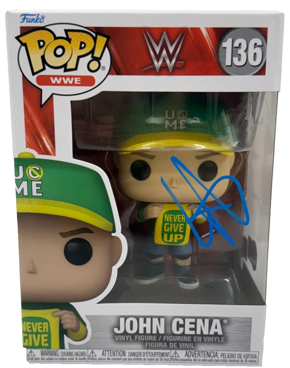 JOHN CENA SIGNED WWE FUNKO 136 AUTHENTIC AUTOGRAPH BECKETT COLLECTIBLE MEMORABILIA