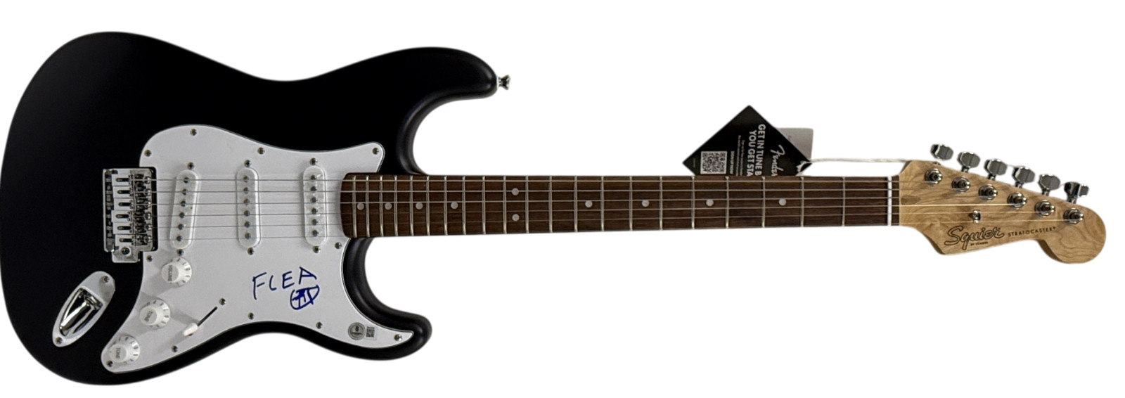 Flea Signed Fender Full Size Electric Guitar Red Hot Chili Peppers Auto Beckett