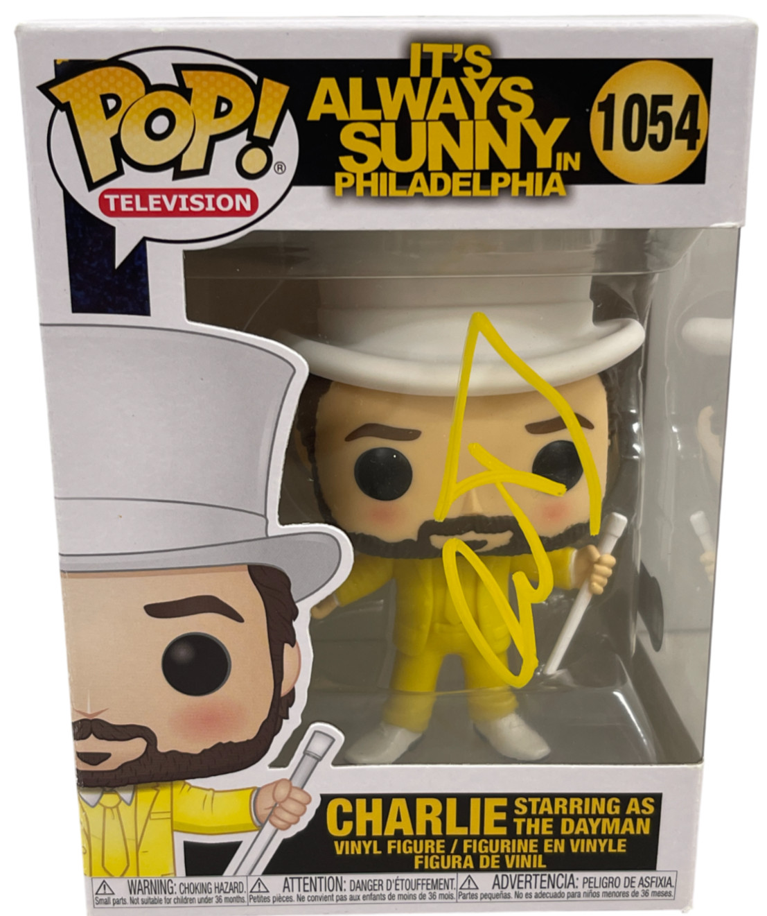 Charlie Day Signed Charlie Funko 1054 It's Always Sunny in Philadelphia Beckett