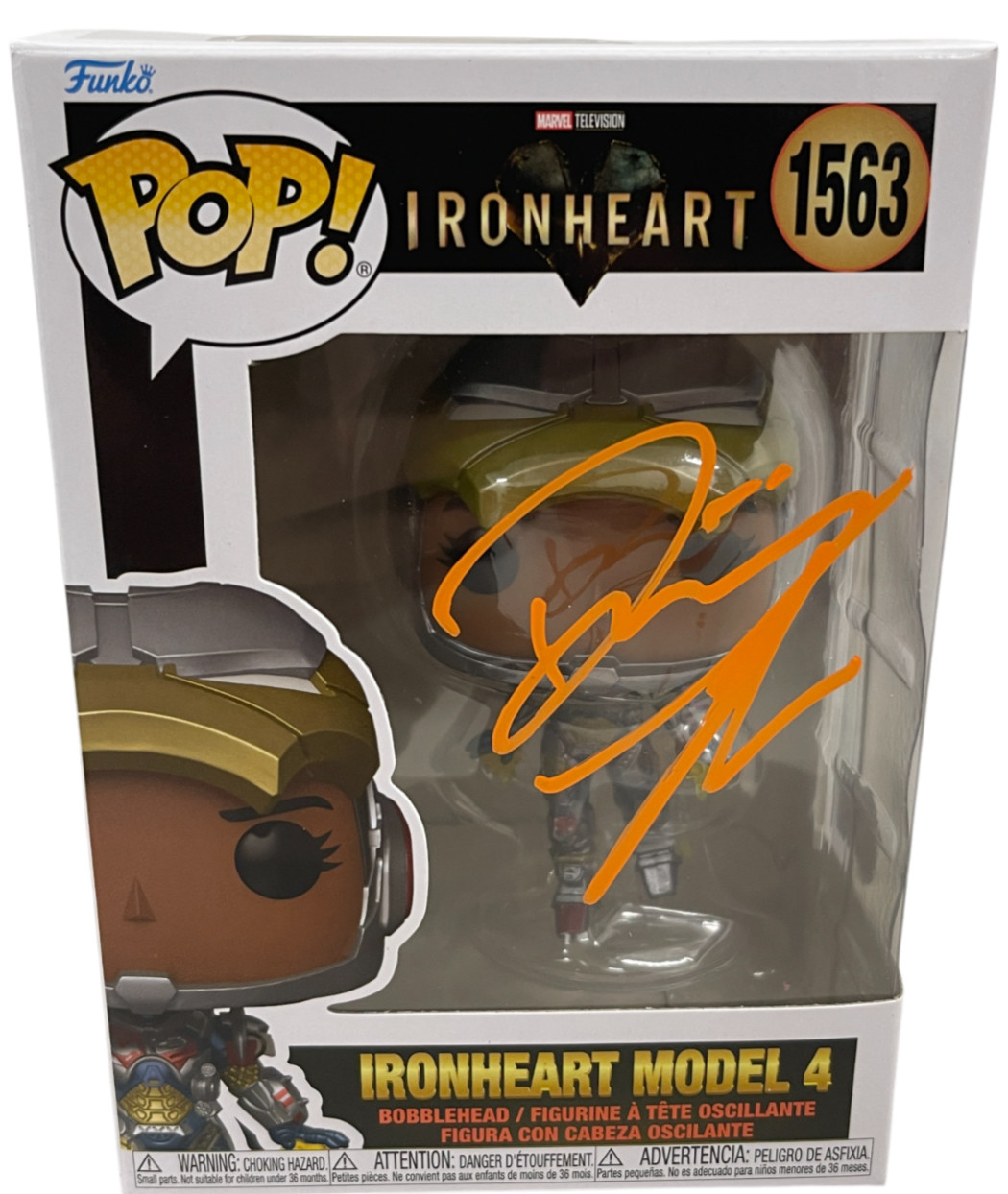 Dominique Thorne Signed Ironheart Model 4 Funko Authentic Autograph Beckett