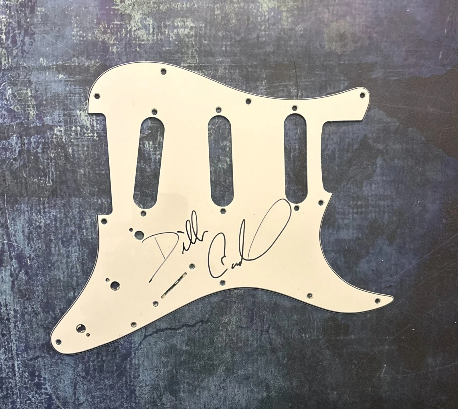 GFA Son of A Hot Beer  * DILLON CARMICHAEL * Signed Electric Pickguard PROOF COA