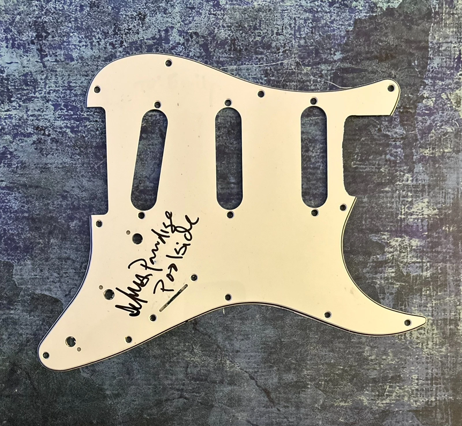 GFA Jeffrey Paradise Harvest Moon  * POOLSIDE *  Signed Electric Pickguard COA