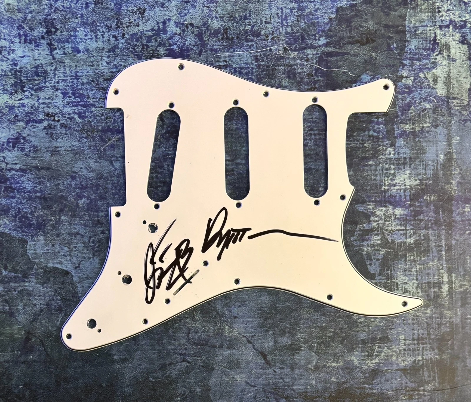 GFA Julian Comeau & Dylan Band Duo  * LOVELESS *  Signed Electric Pickguard COA