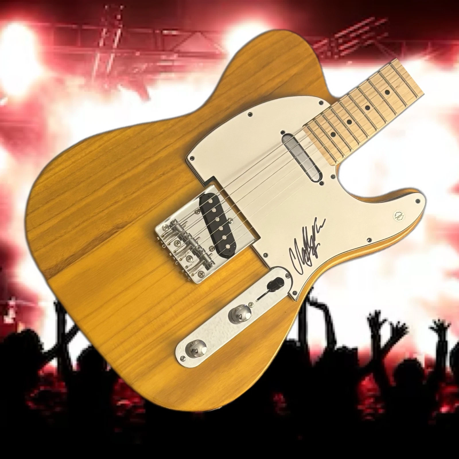 GFA  Thy Art is Murder Singer  * CHRIS CJ McMAHON *  Signed Electric Guitar COA