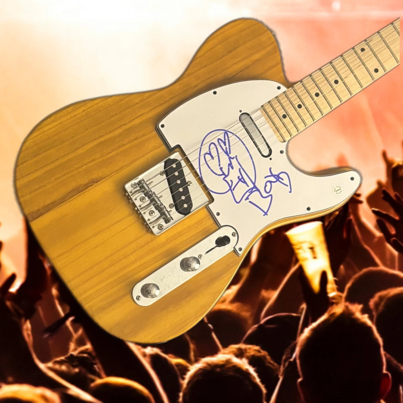 GFA Eagles of Death Metal * JESSE HUGHES * Signed Electric Guitar w/ Sketch COA