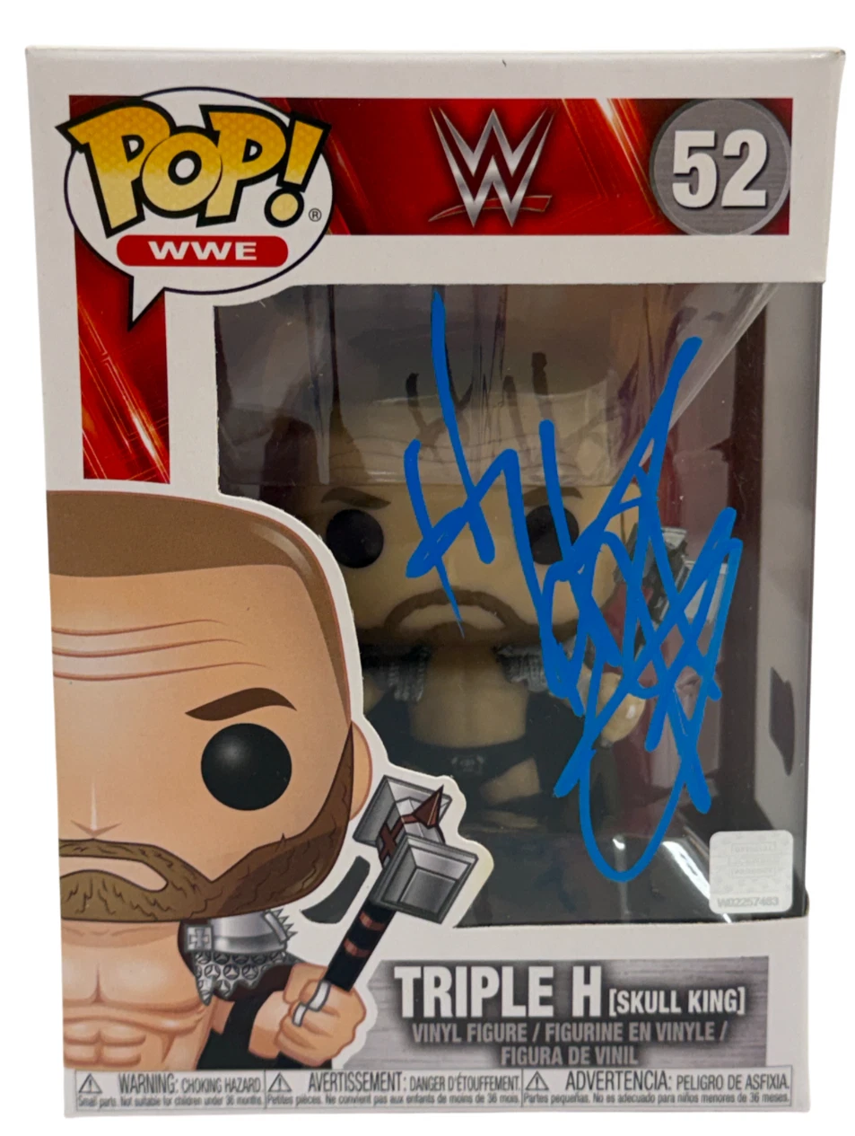 Triple H HHH Signed WWE Funko 52 Wrestling Authentic Autograph Beckett