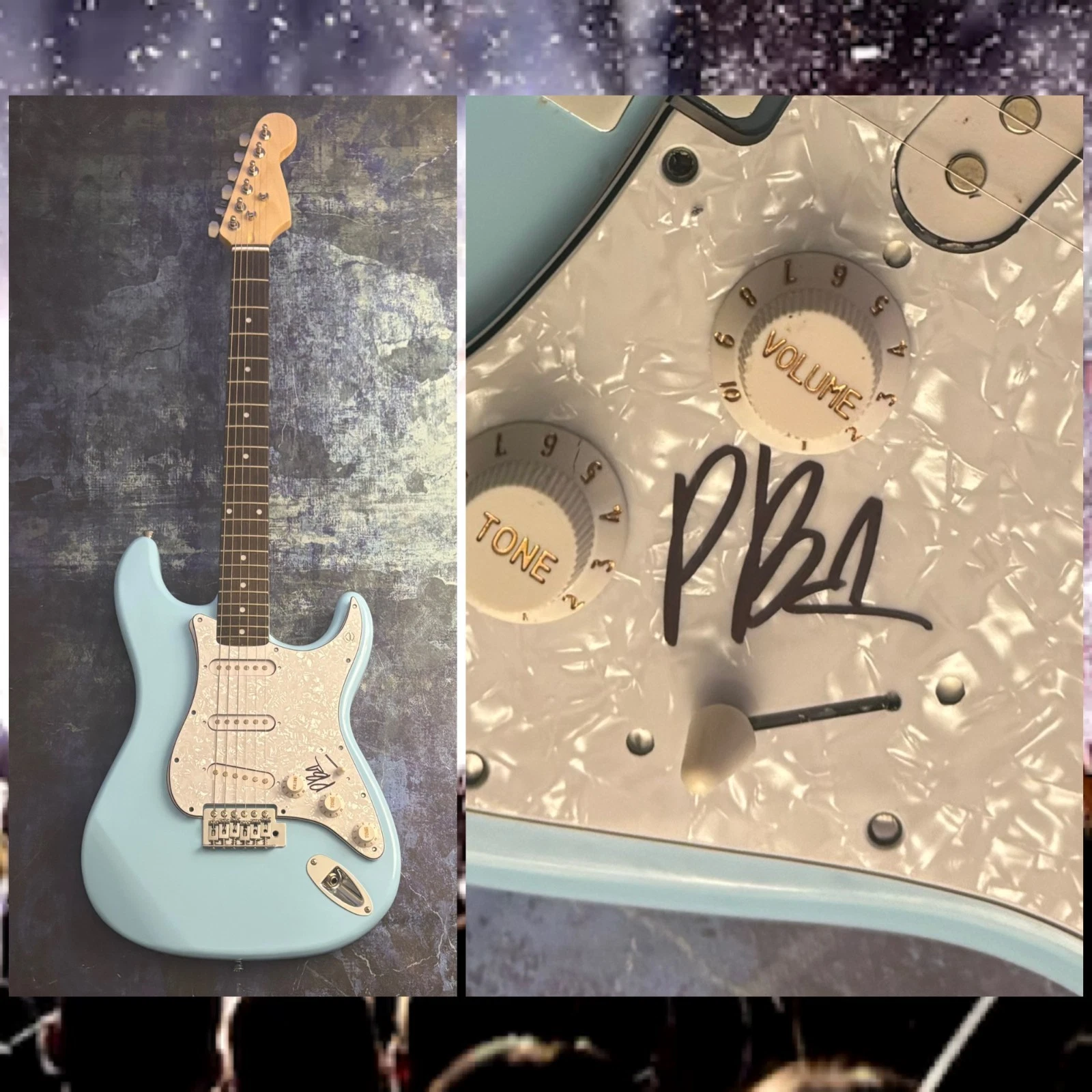 GFA Just About Over You * PRISCILLA BLOCK * Signed Electric Guitar PROOF P5 COA