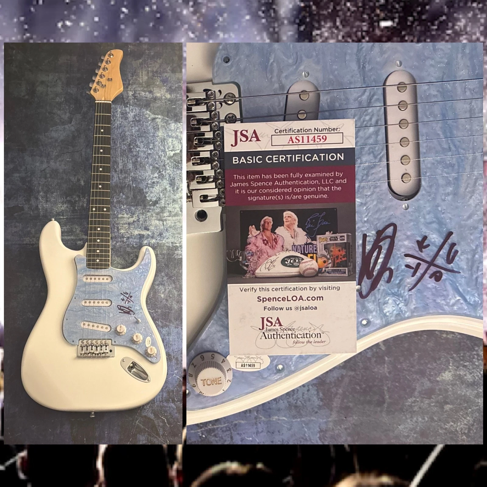 JSA  Cloud Nine DJ It Ain't Me Star  * KYGO *  Signed Electric Guitar  COA