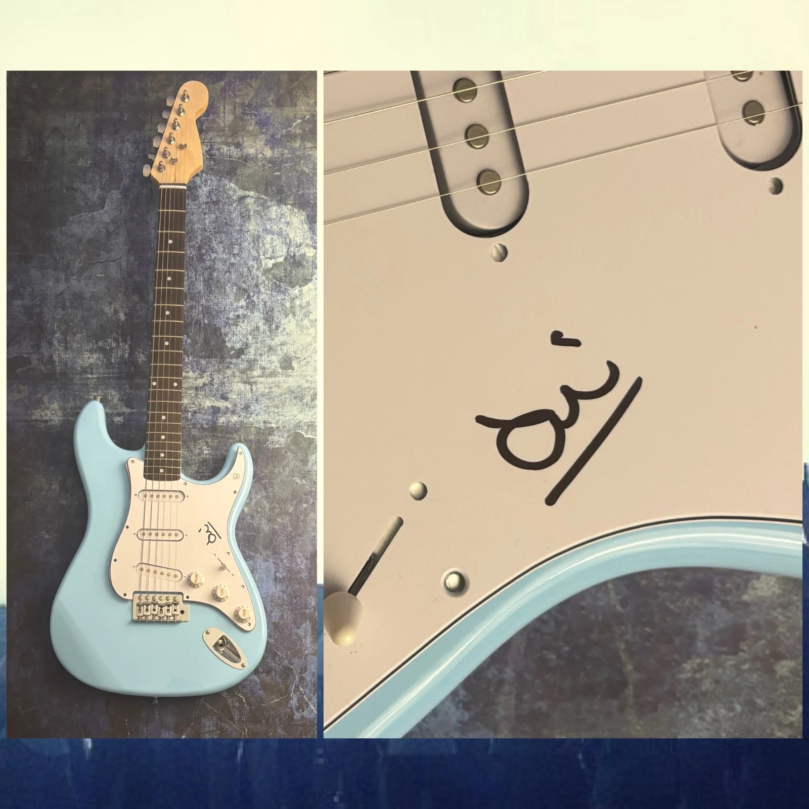 GFA Gorilla Biscuits Band  * ANTHONY CIV CIVARELLI *  Signed Electric Guitar COA