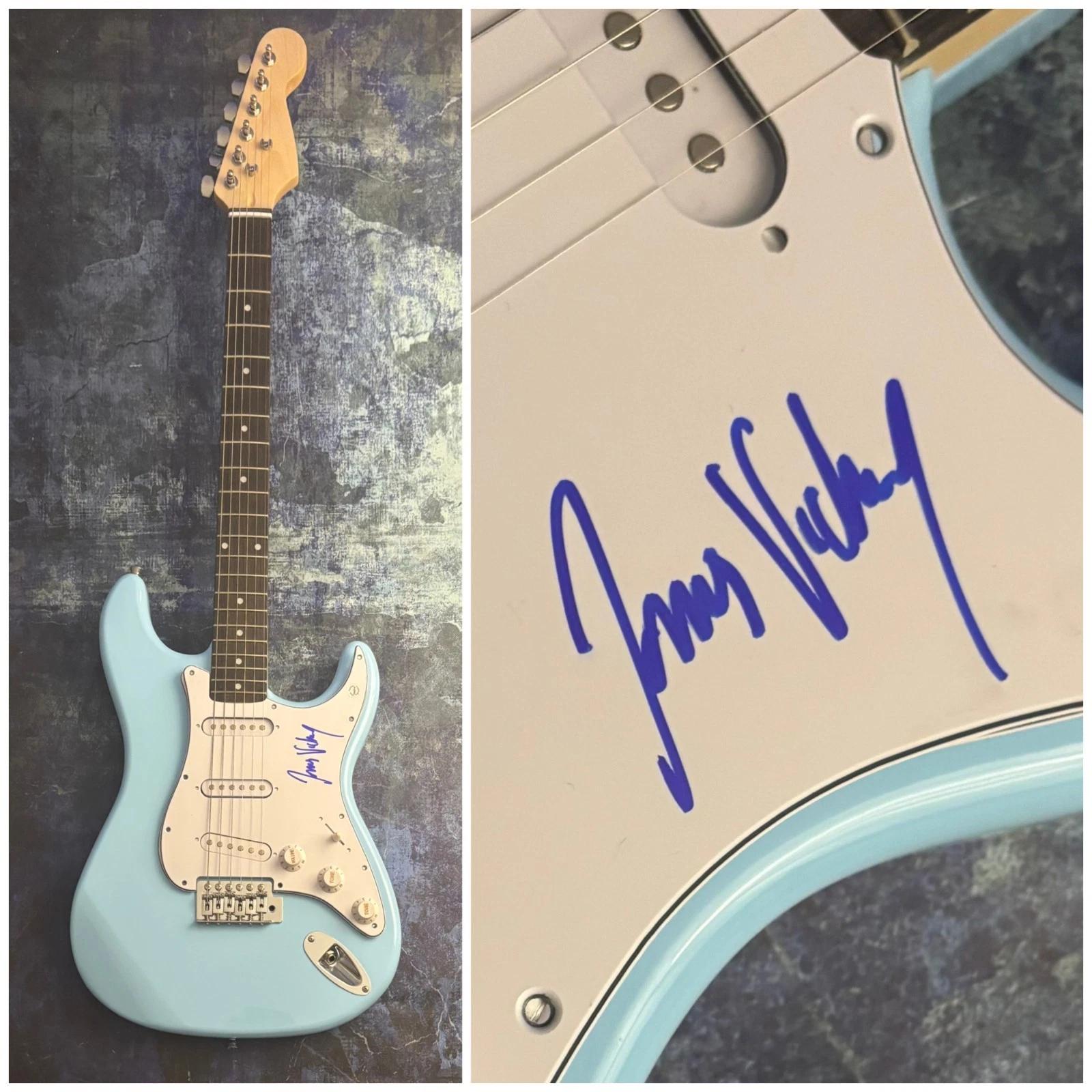 GFA Pressure & Until Morning Star  * JAMES VICKERY *  Signed Electric Guitar COA