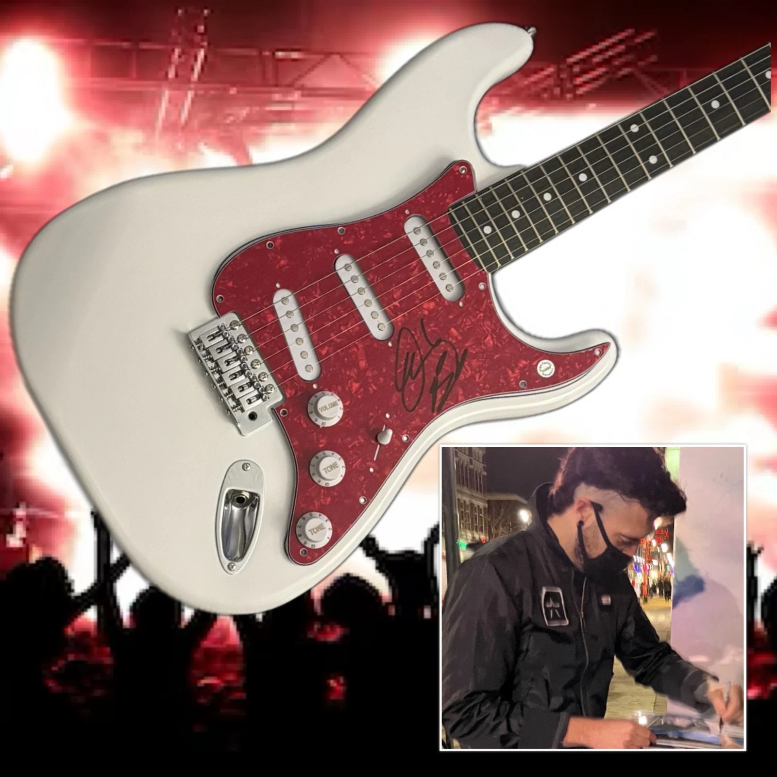 GFA Starset Vessels Monster  * DUSTIN BATES *  Signed Electric Guitar PROOF COA