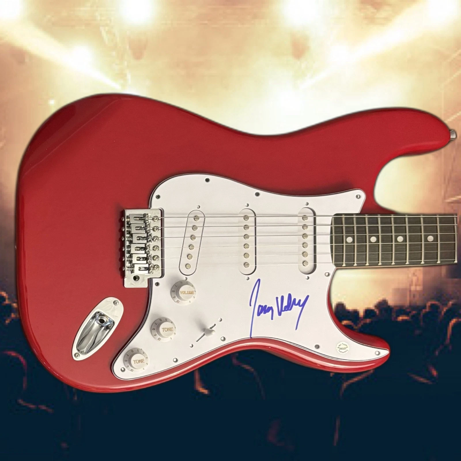 GFA Pressure & Until Morning Star  * JAMES VICKERY *  Signed Electric Guitar COA
