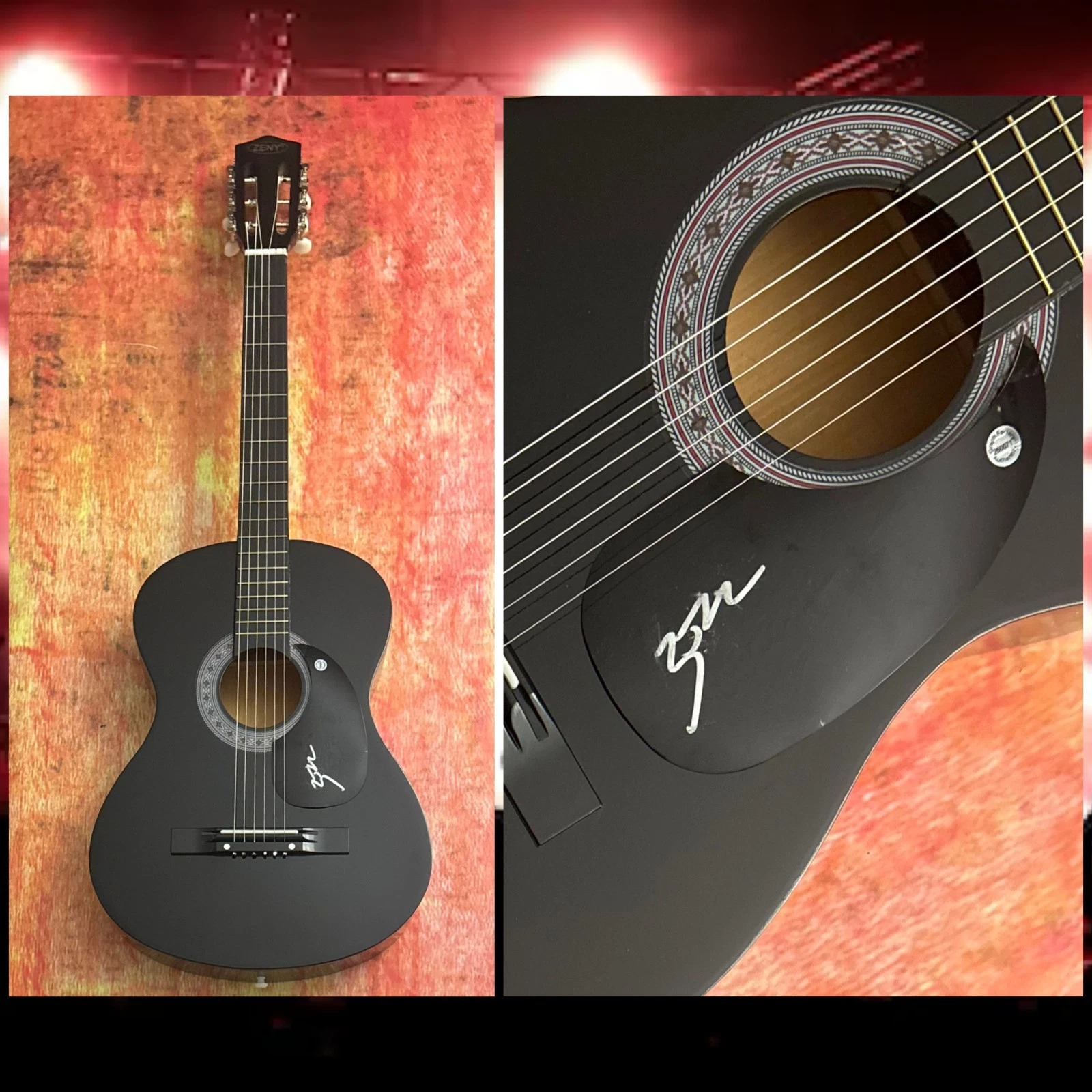 GFA  Slow Down Lose You Star  * ZACH JOHN KING *  Signed Acoustic Guitar COA
