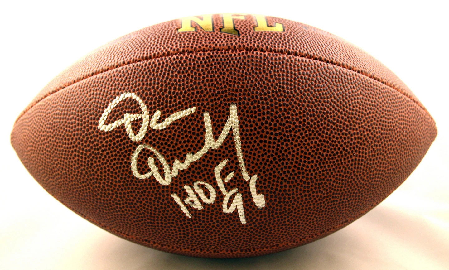 St. Louis Rams Dan Dierdorf HOF 96 Signed Full Size NFL Composite Football COA