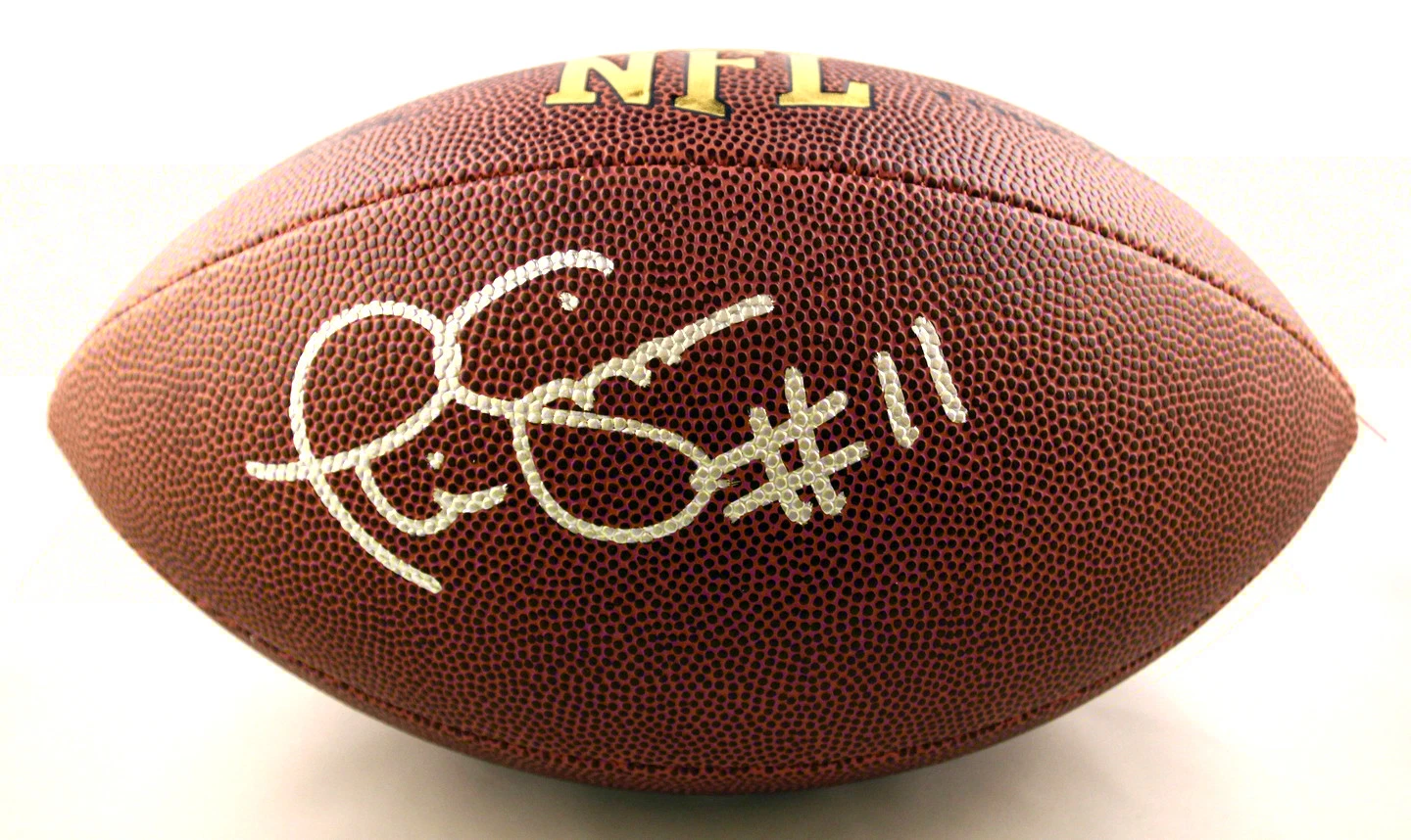 New York Giants Phil Simms Signed Full Size NFL Composite Football COA