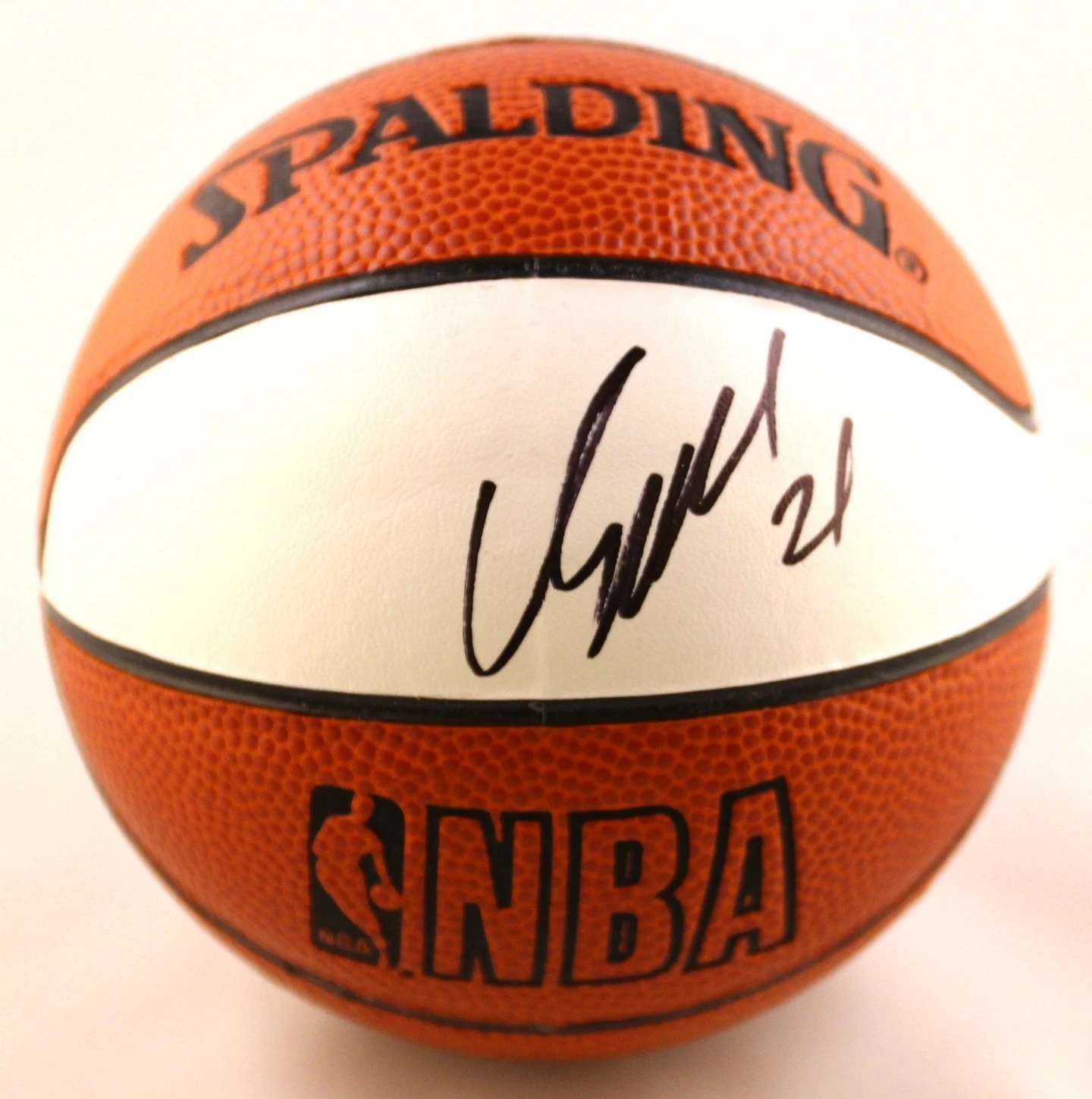 Atlanta Hawks Dominique Wilkins Signed Mini Basketball COA