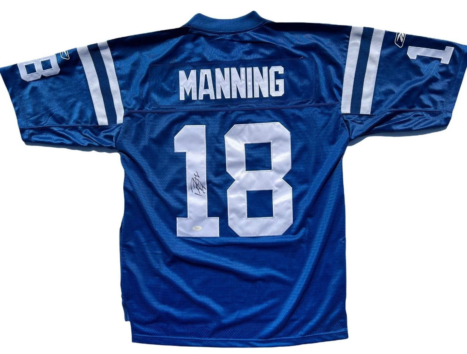 PEYTON MANNING SIGNED AUTOGRAPHED INDIANAPOLIS COLTS FOOTBALL JERSEY JSA LOA