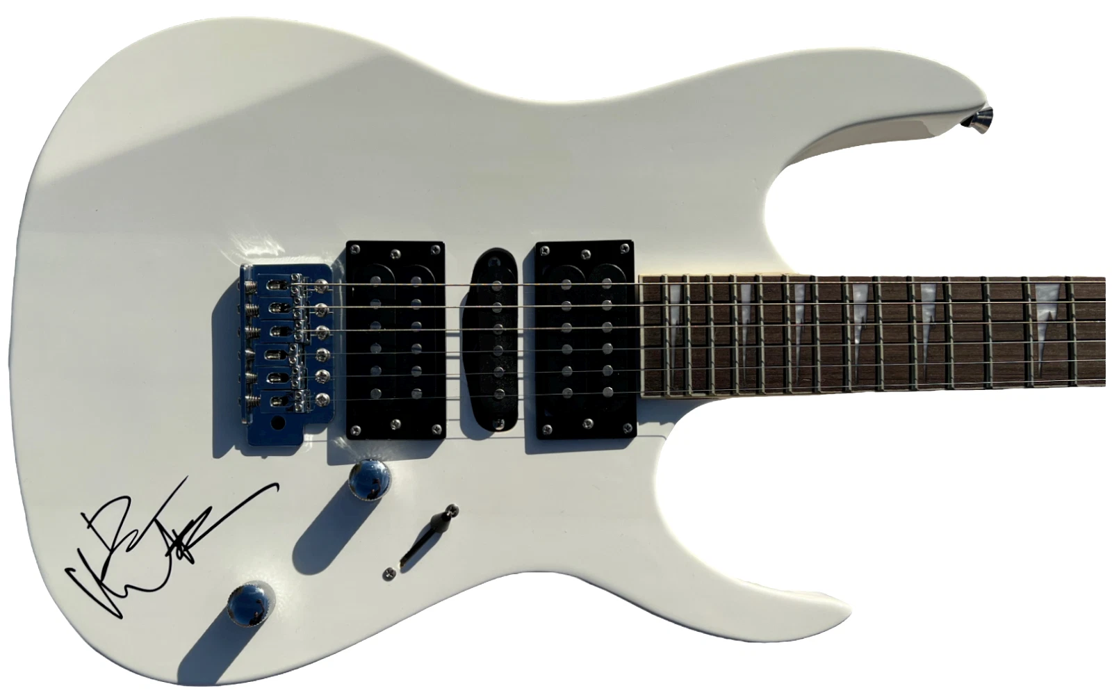 DAVE MATTHEWS SIGNED AUTOGRAPHED ELECTRIC GUITAR DMB BAND CRASH JSA