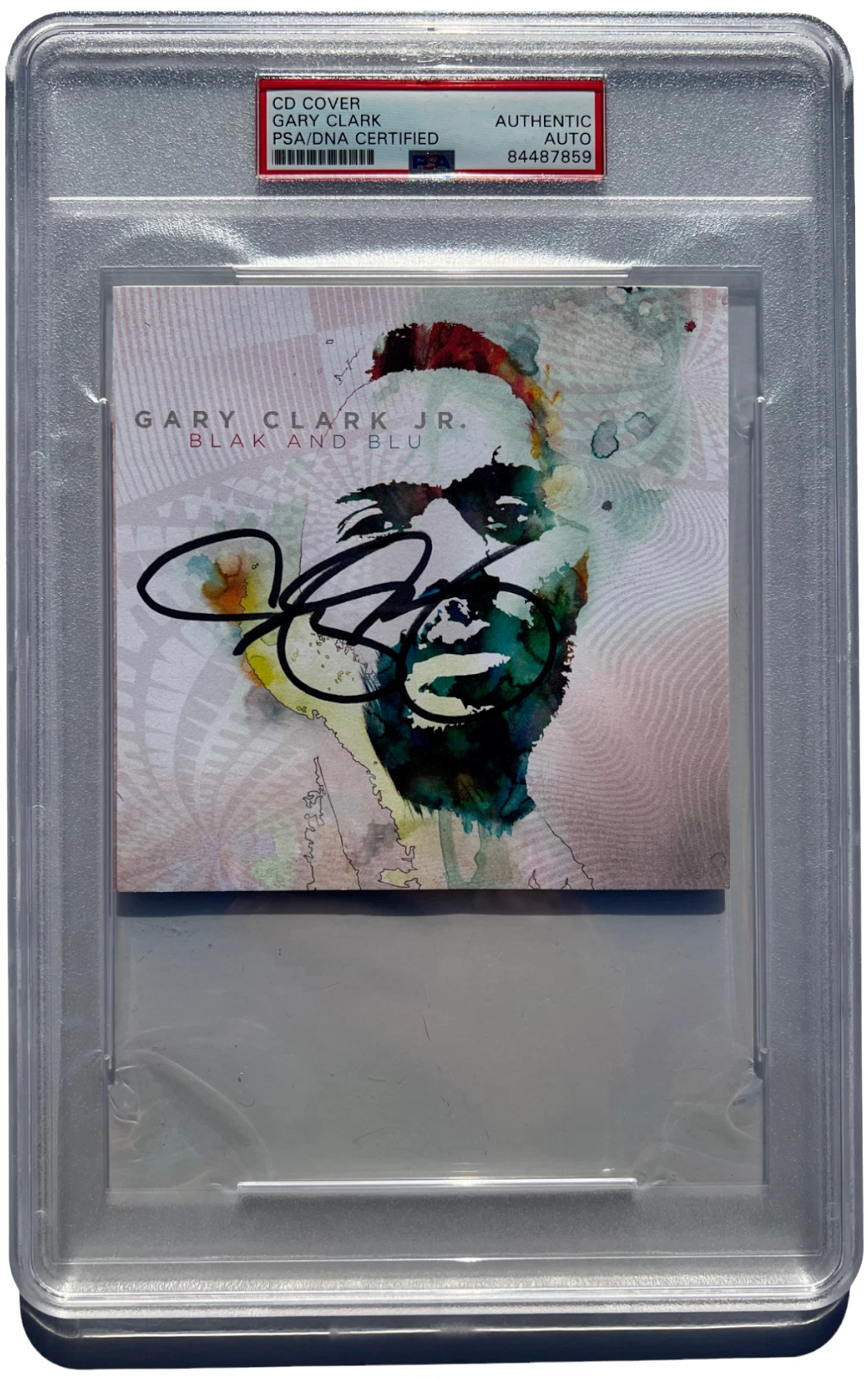 GARY CLARK JR SIGNED BLAK AND BLU CD COVER ALBUM JAZZ ROCK THIS LAND PSA/DNA